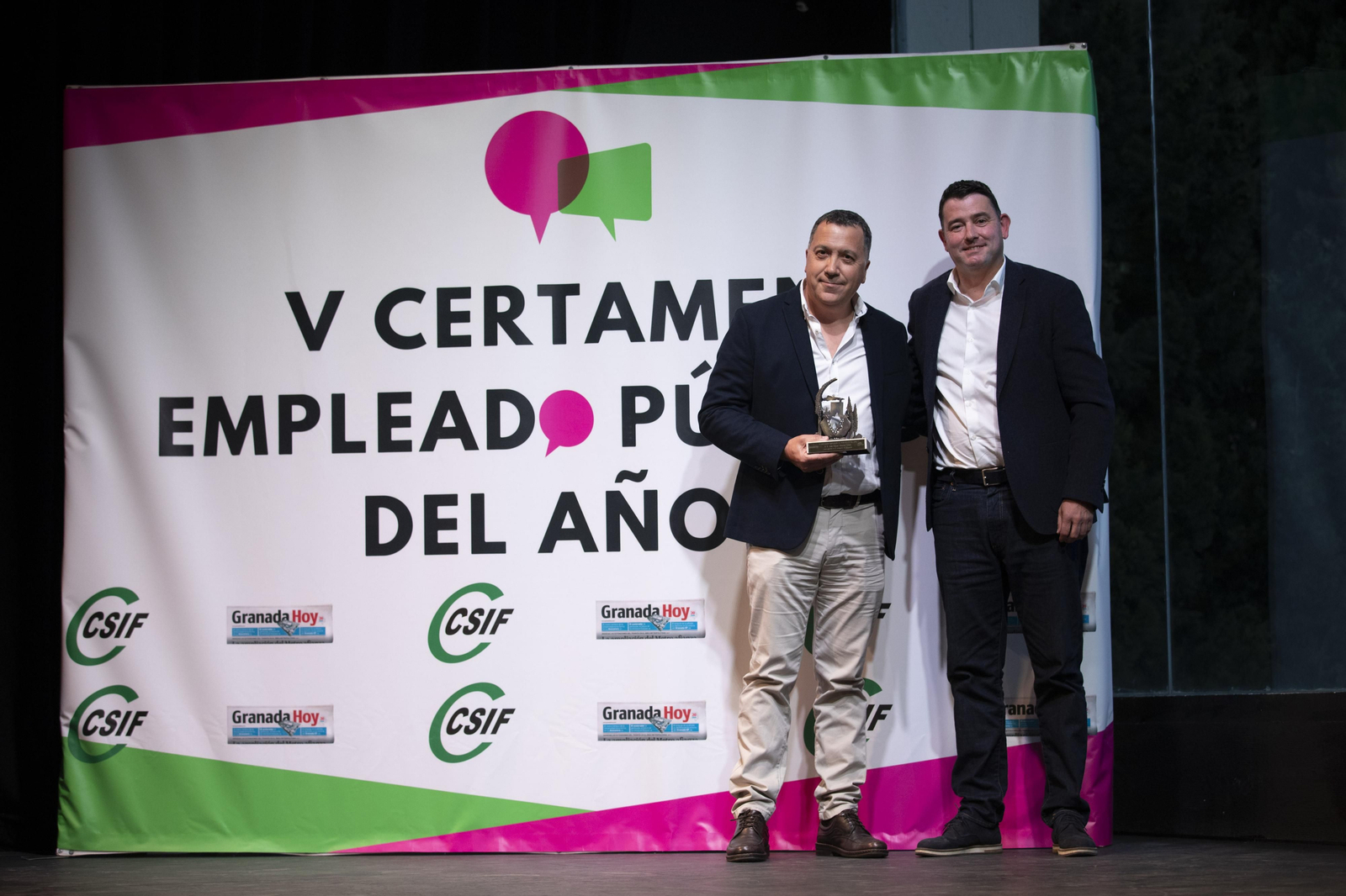 El V Certamen del Empleado Público del año en Granada, en imágenes