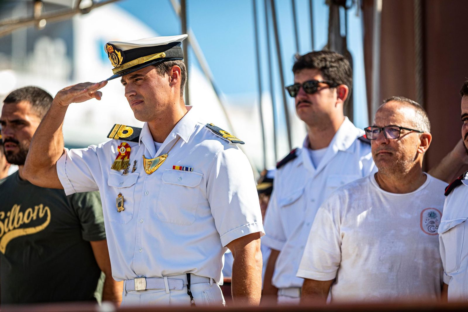 Las imágenes de la llegada del 'Juan Sebastián de Elcano' a Cádiz