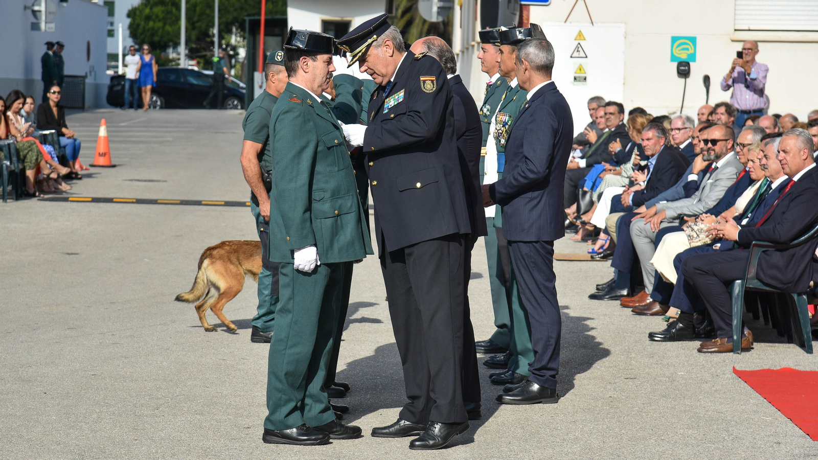 Fotos del acto por el 179 aniversario de la creación de la Guardia Civil en la Comandancia de Algeciras