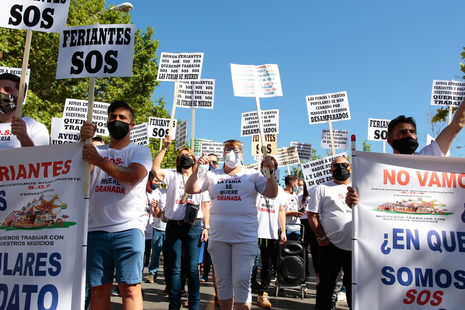Un millar de feriantes afectados por la suspensión de fiestas en Granada reclaman ayudas