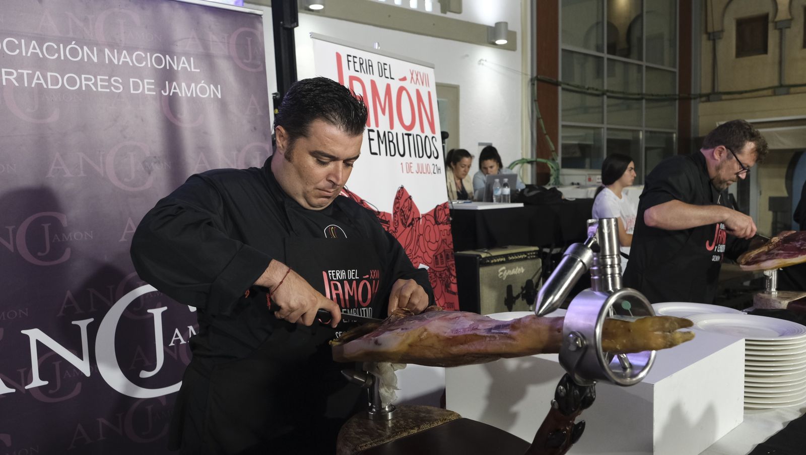 Imágenes del Concurso Nacional de Cortadores de Jamón de Serón
