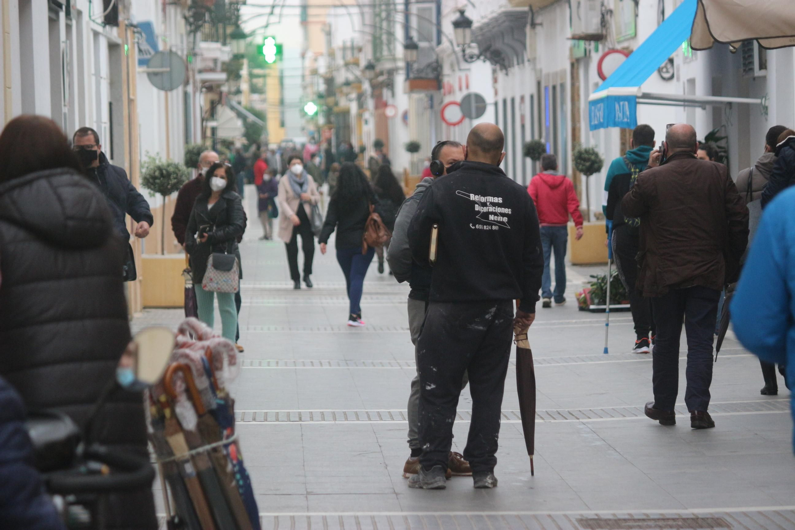 Calle De la Plaza, en Puerto Real