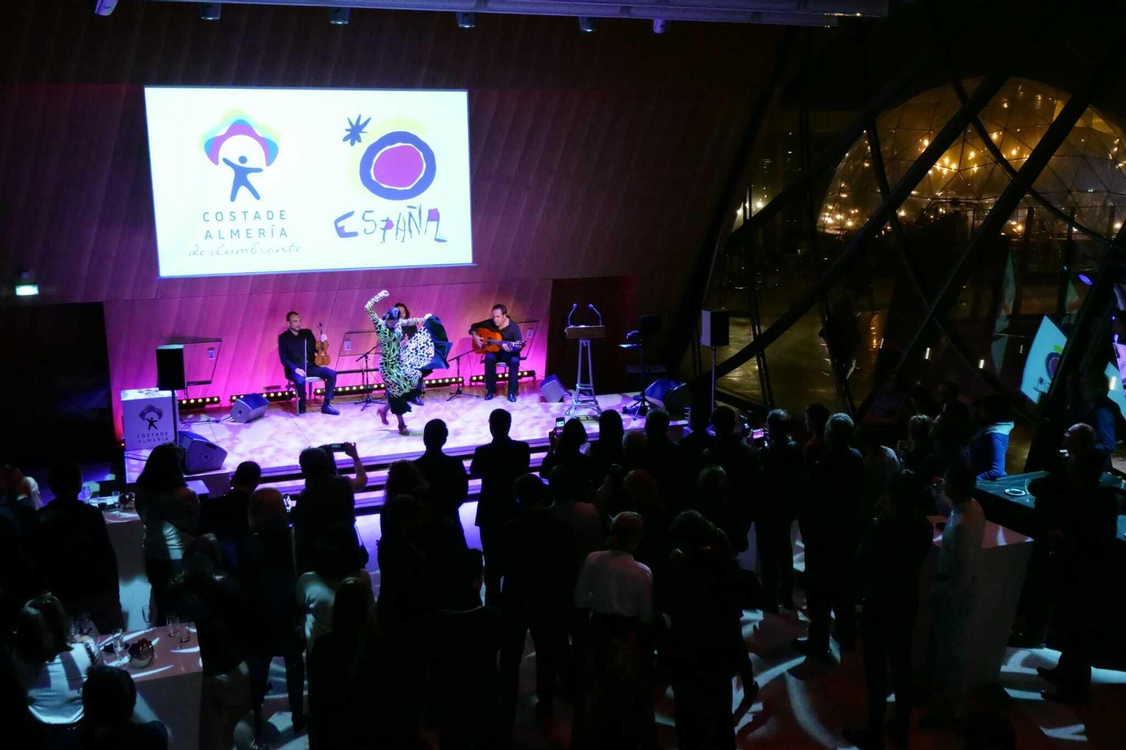 Espectáculo flamenco en la Torre Eiffel