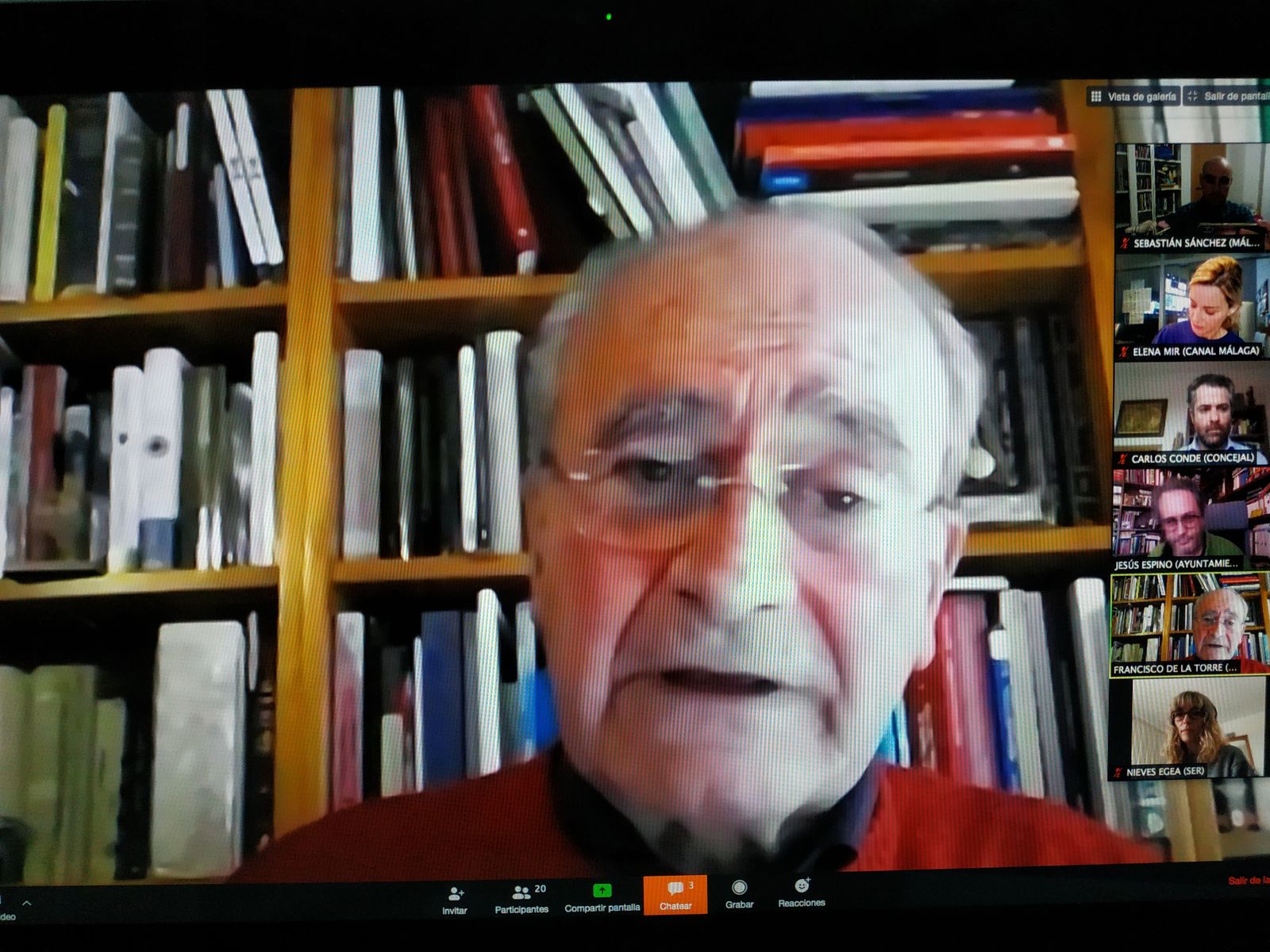 Francisco de la Torre, durante la rueda de prensa.