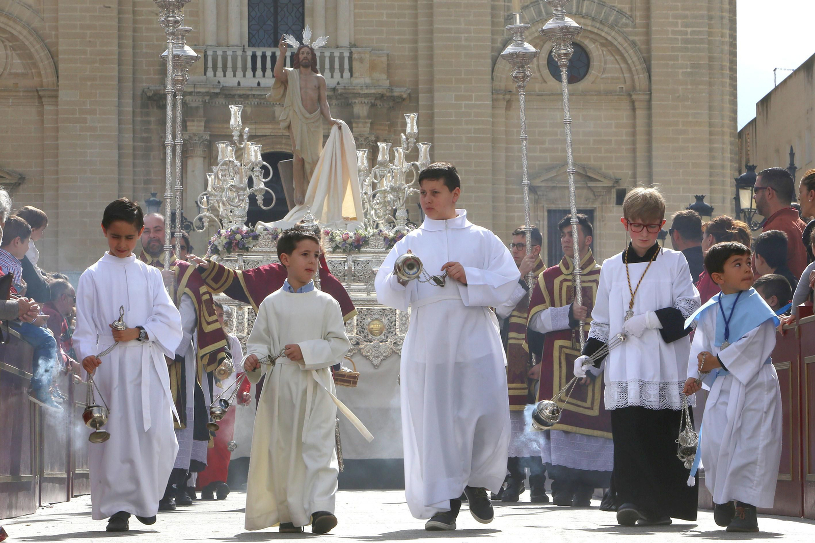 Las imágenes del Resucitado en Chiclana