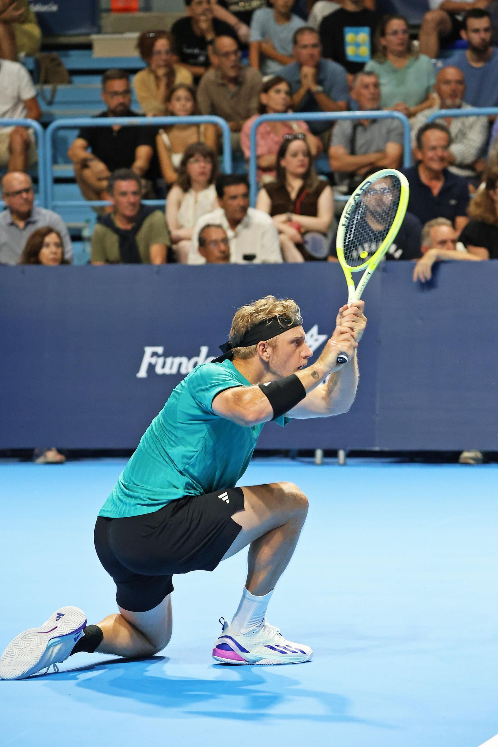 Imágenes de la final masculina de la Copa del Rey de tenis entre Daniil Medvedev y Alejandro Davidovich