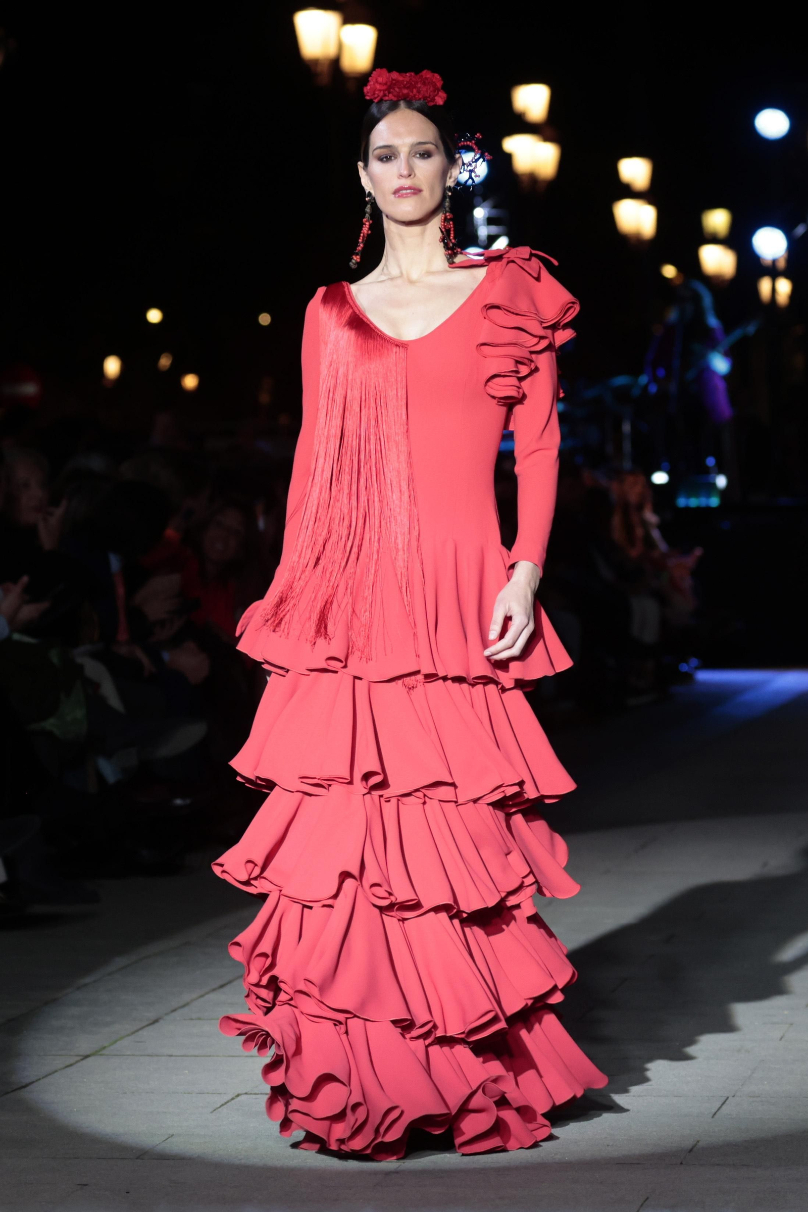 El desfile Andalucía es flamenca en el Palacio de San Telmo, todas las fotos
