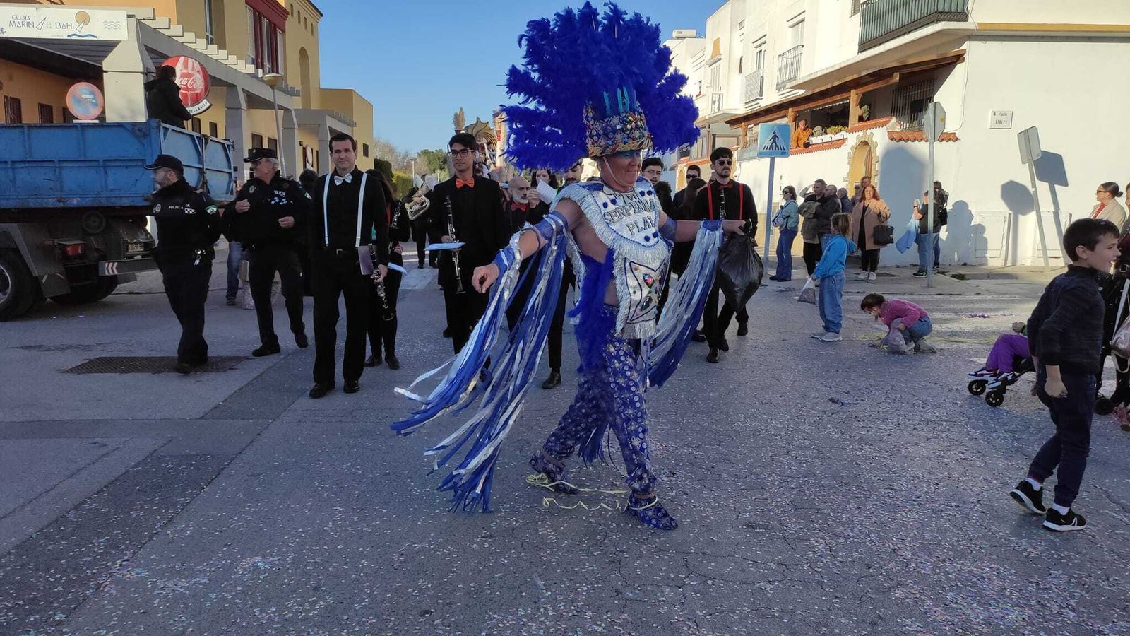 El Rey del Carnaval, primer premio de disfraces individuales