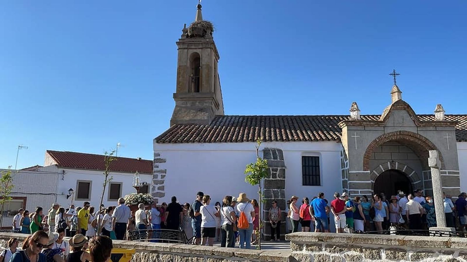 El espectacular recibimiento a la Virgen de Guía en Villanueva del Duque, en imágenes