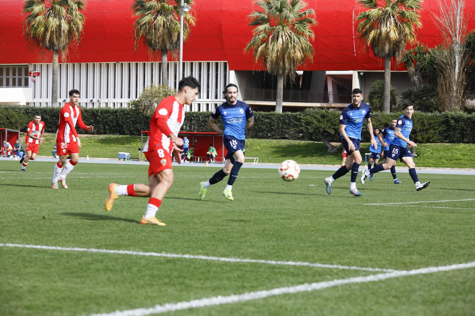 Imágenes del partido entre Almeria B contra Villanovense de segunda RFEF