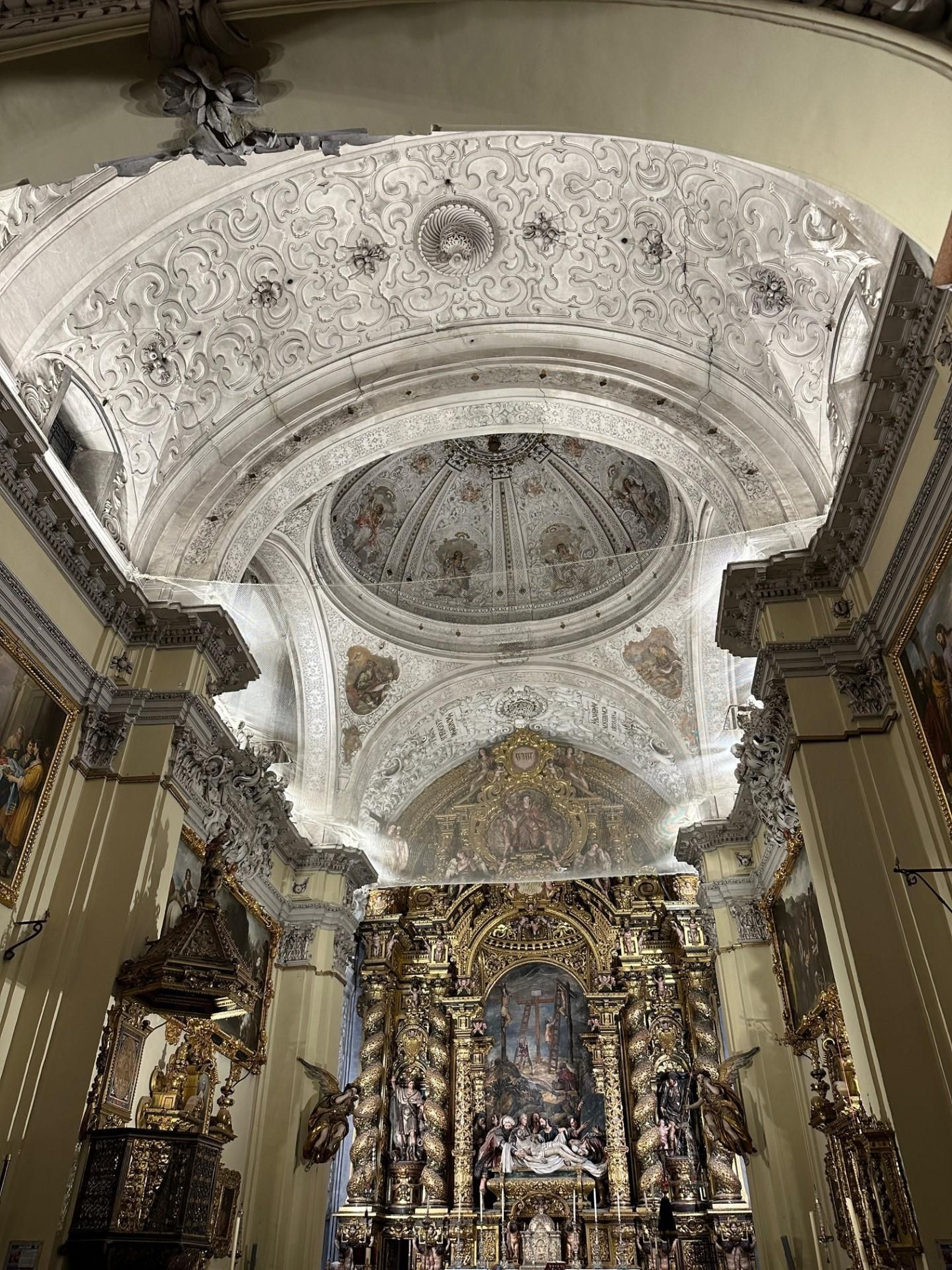 La iglesia de San Jorge del Hospital de la Caridad.