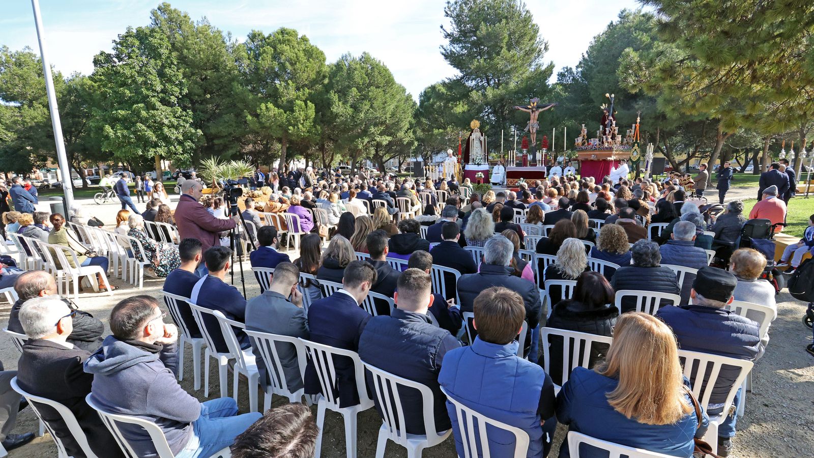 Misa por el X Aniversario de las Hermandades Cristo de la Sed y Salud de San Rafael