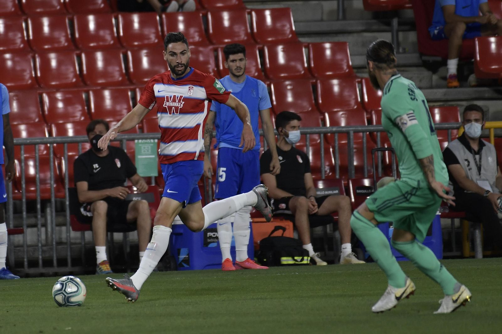 Antonio Puertas se hizo centenario ante el Real Madrid.