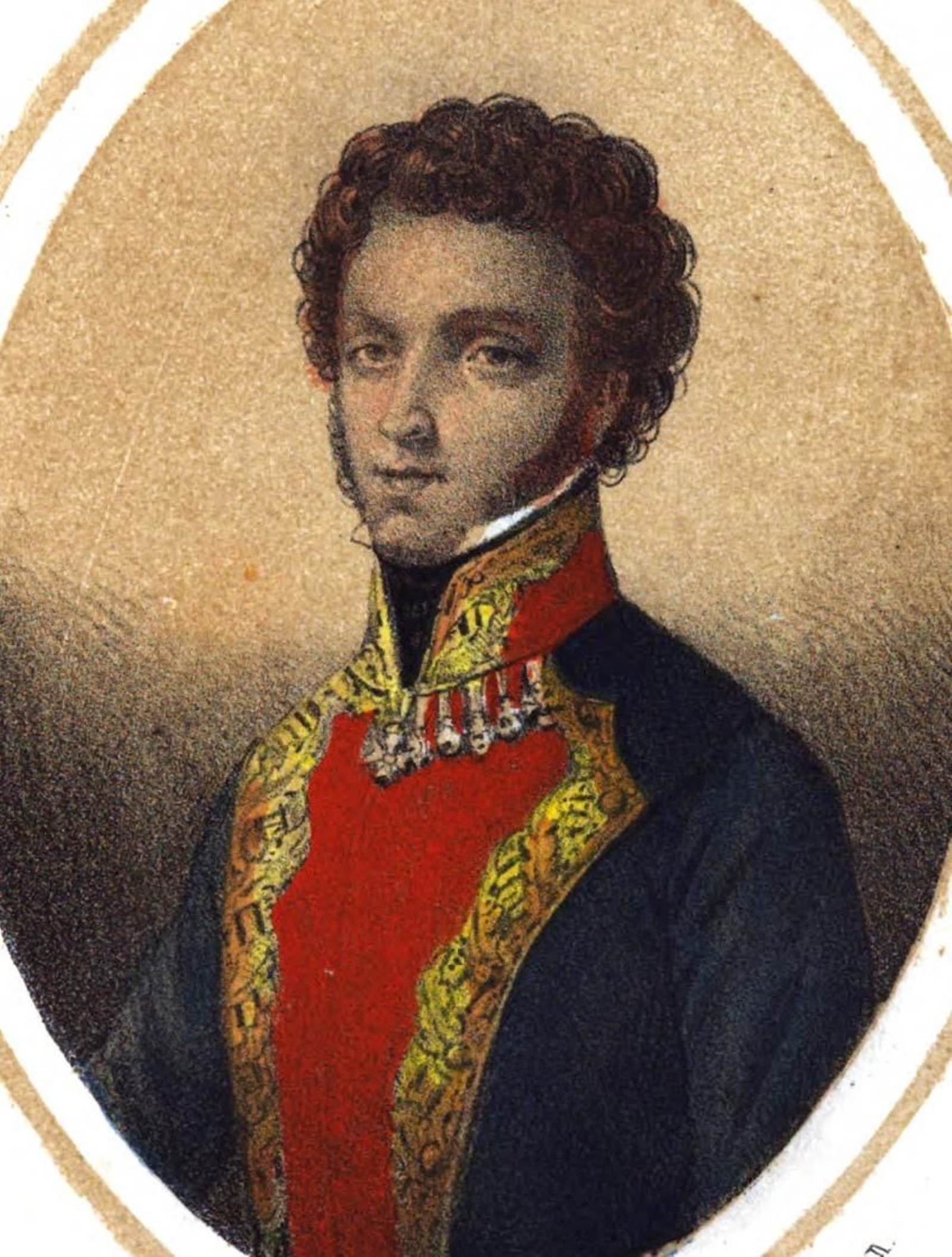 José María Torrijos, defensor de Cartagena en 1823. En la defensa de Cartagena participó Pablo Iglesias.