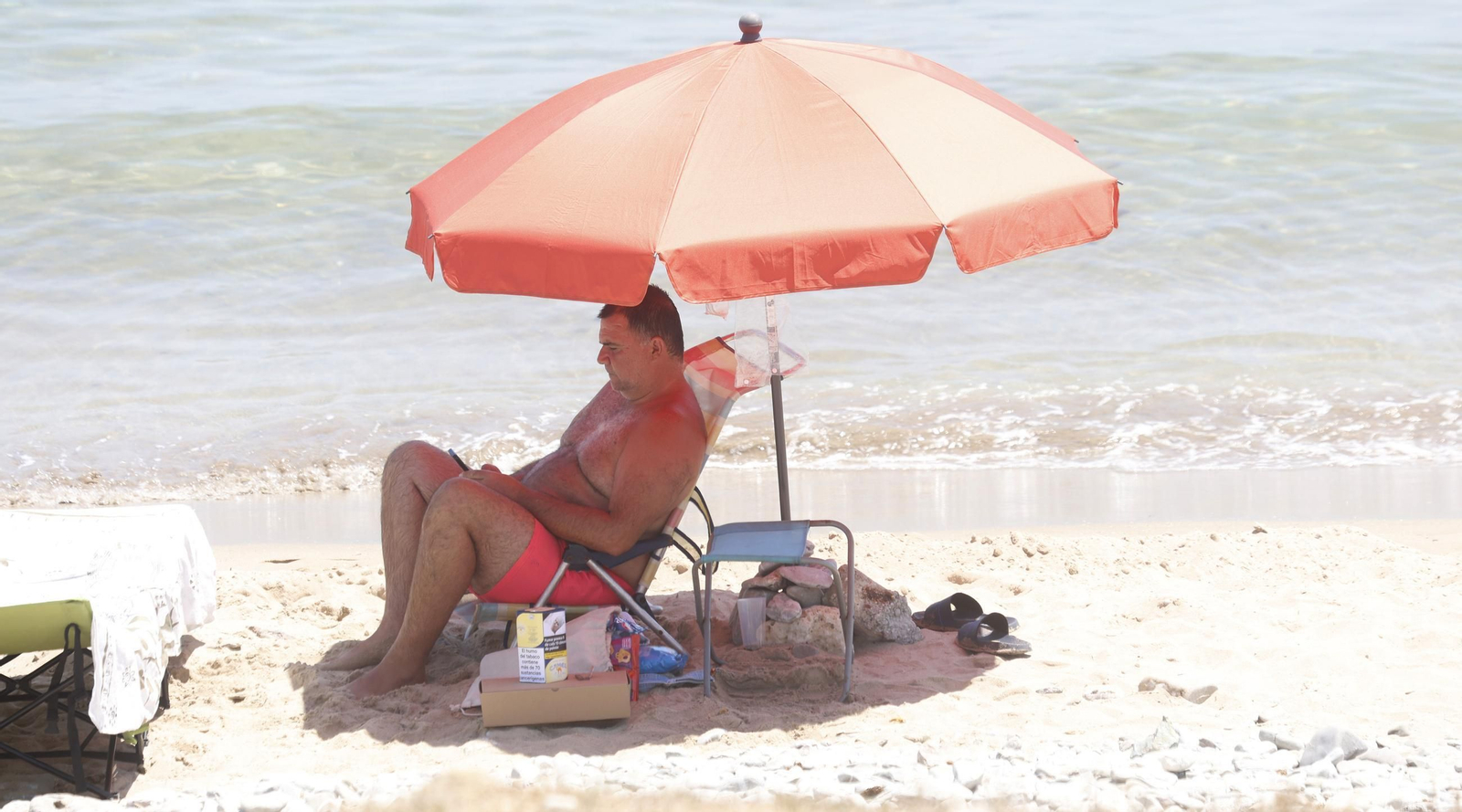 Fotos del sábado en la playa de Getares