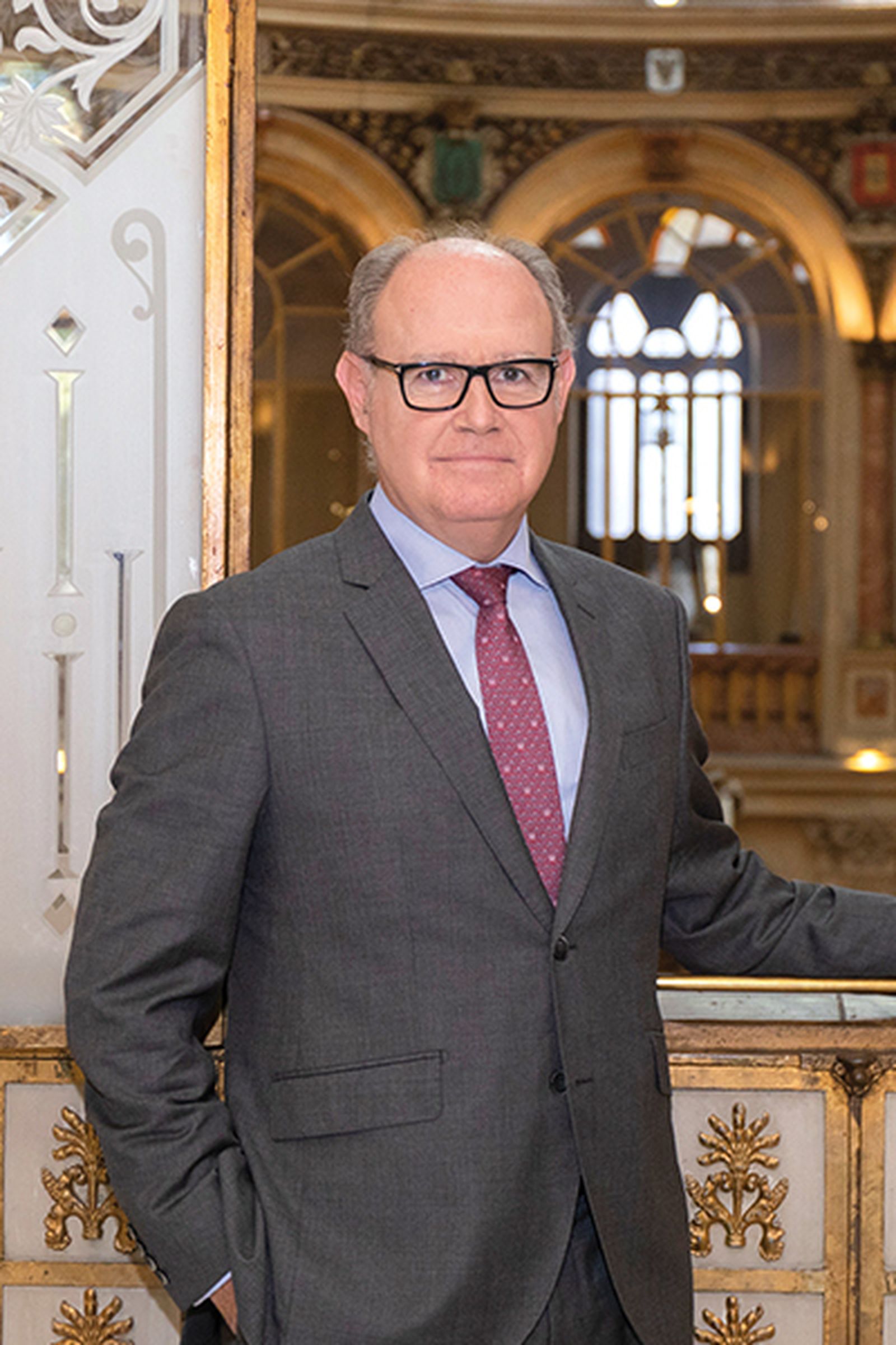 David María Jiménez-Blanco Carrillo de Albornoz, en la Bolsa de Madrid.