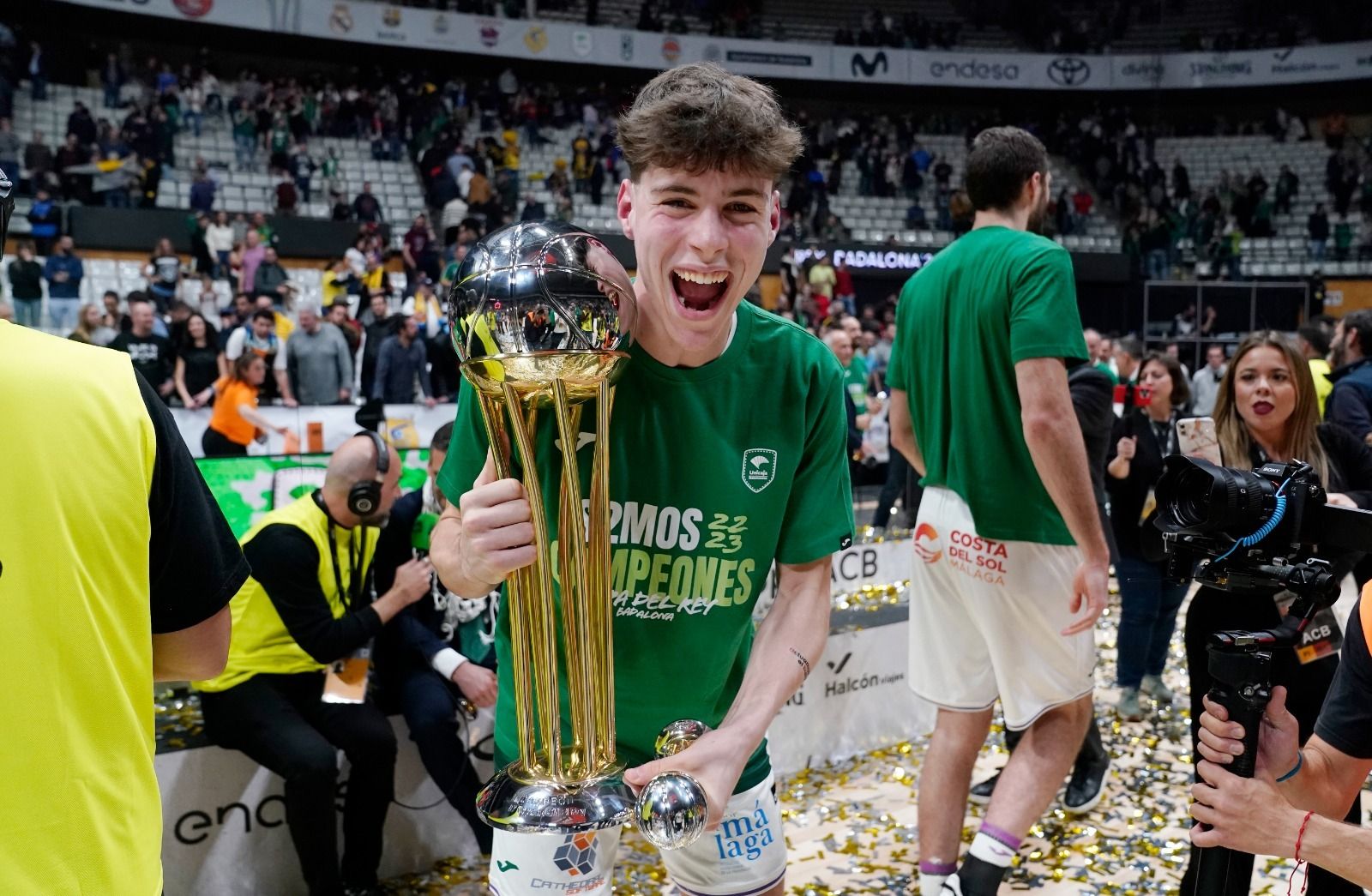 La celebración del Unicaja como campeón de la Copa del Rey, en imágenes