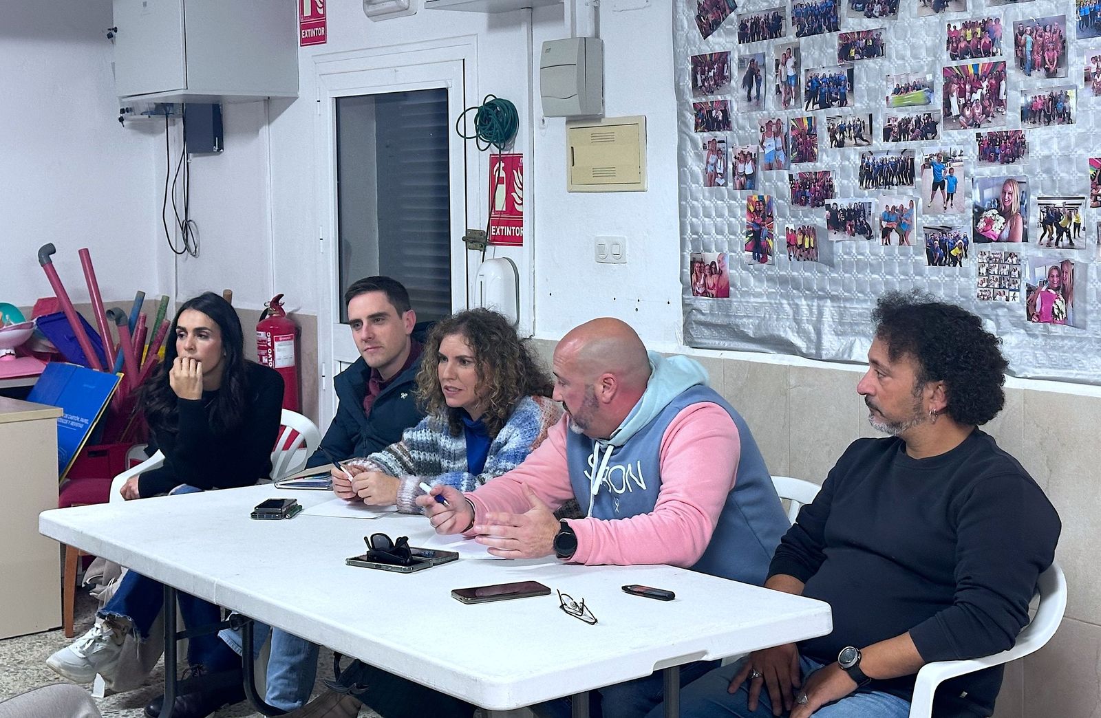 Los tenientes de alcaldesa de Servicios Públicos, Jaime Espinar, y Medio Rural, Susana Sánchez, visitan El Mojo.