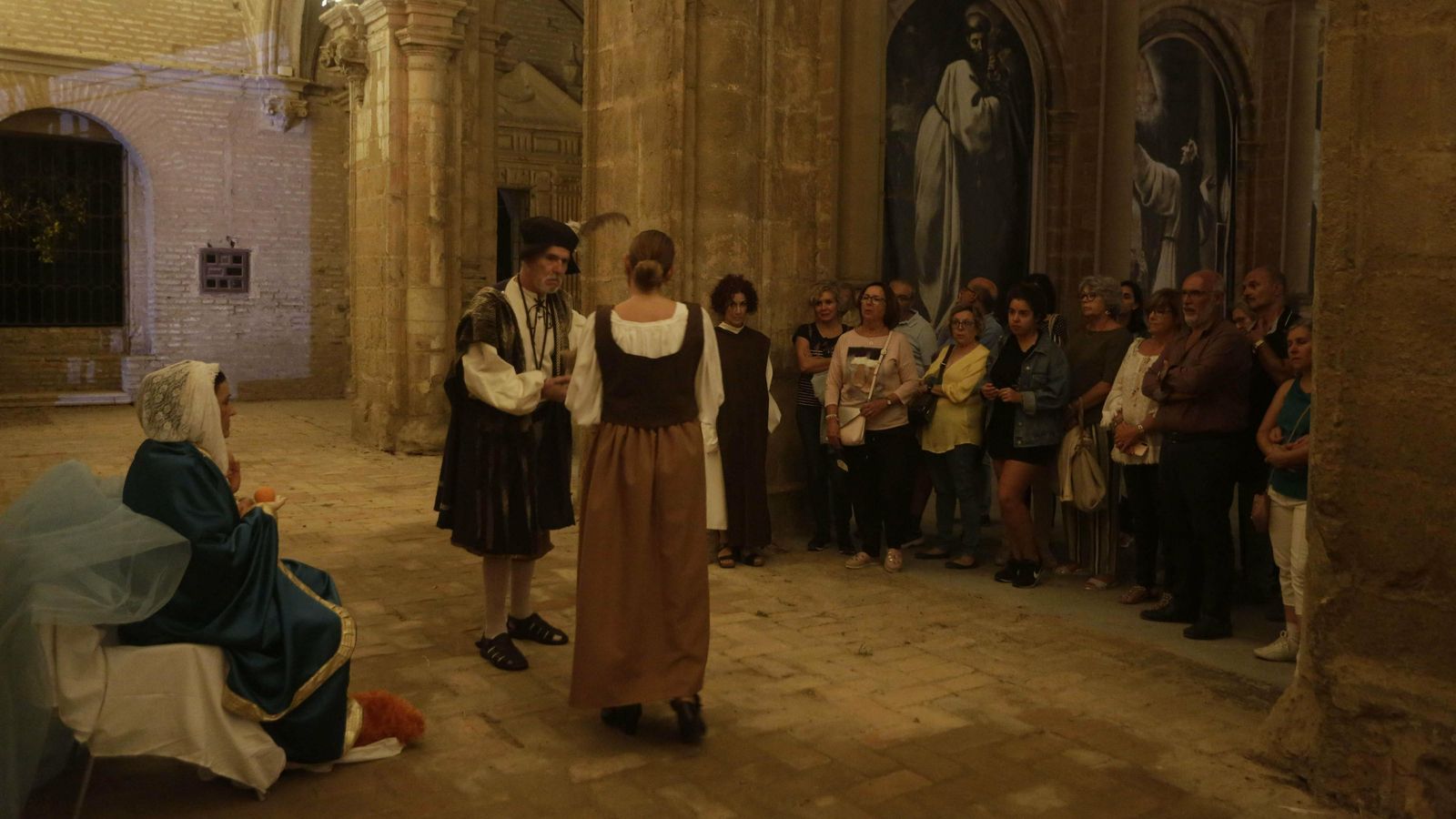 Catorce actores no profesionales darán vida a la visita guiada al Monasterio de San Jerónimo.