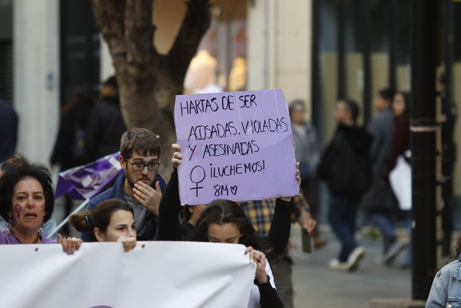 Fotogalería manifestación Día Internacional de la Mujer