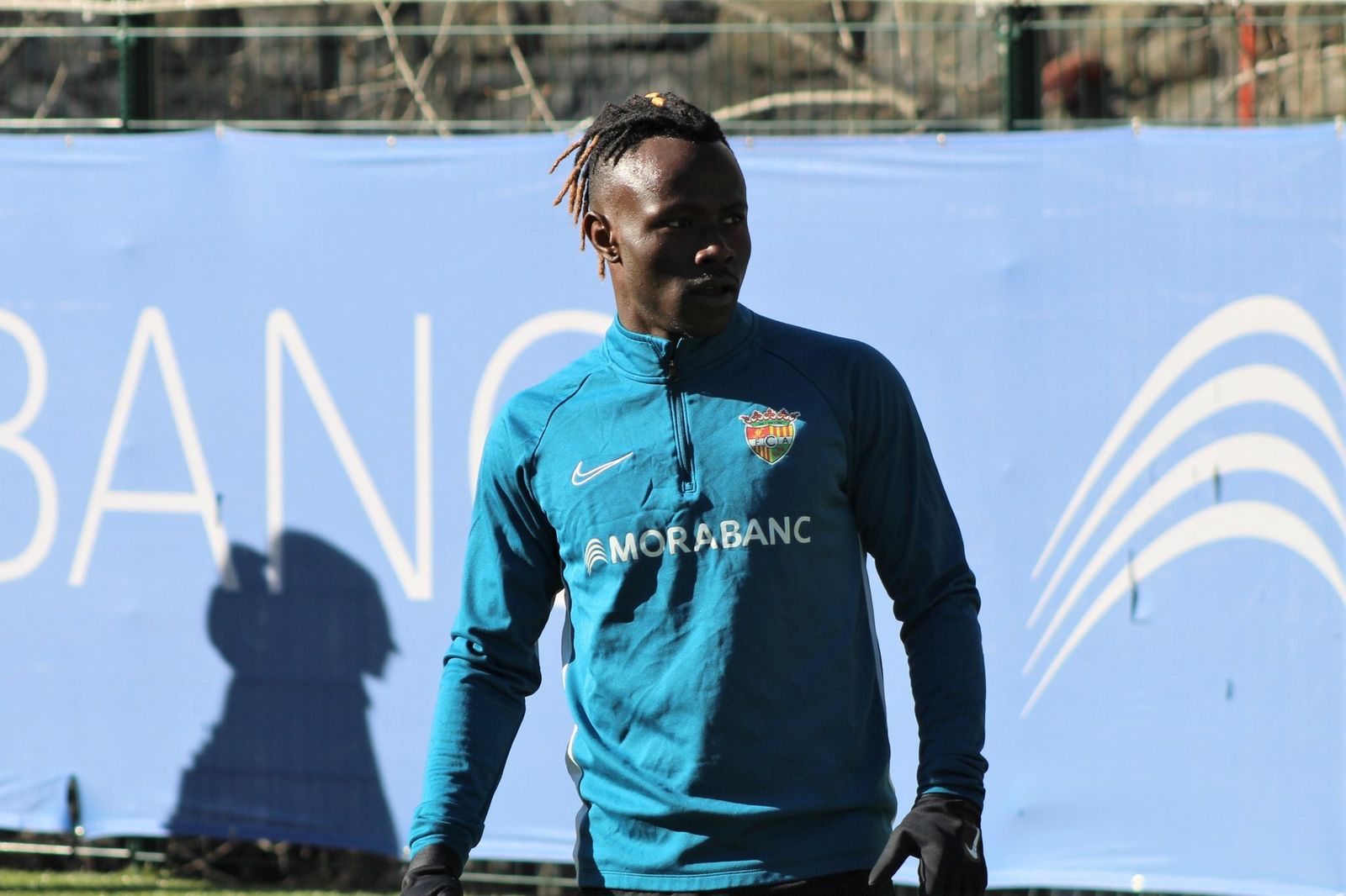 Moussa Sidibé, con el Andorra.