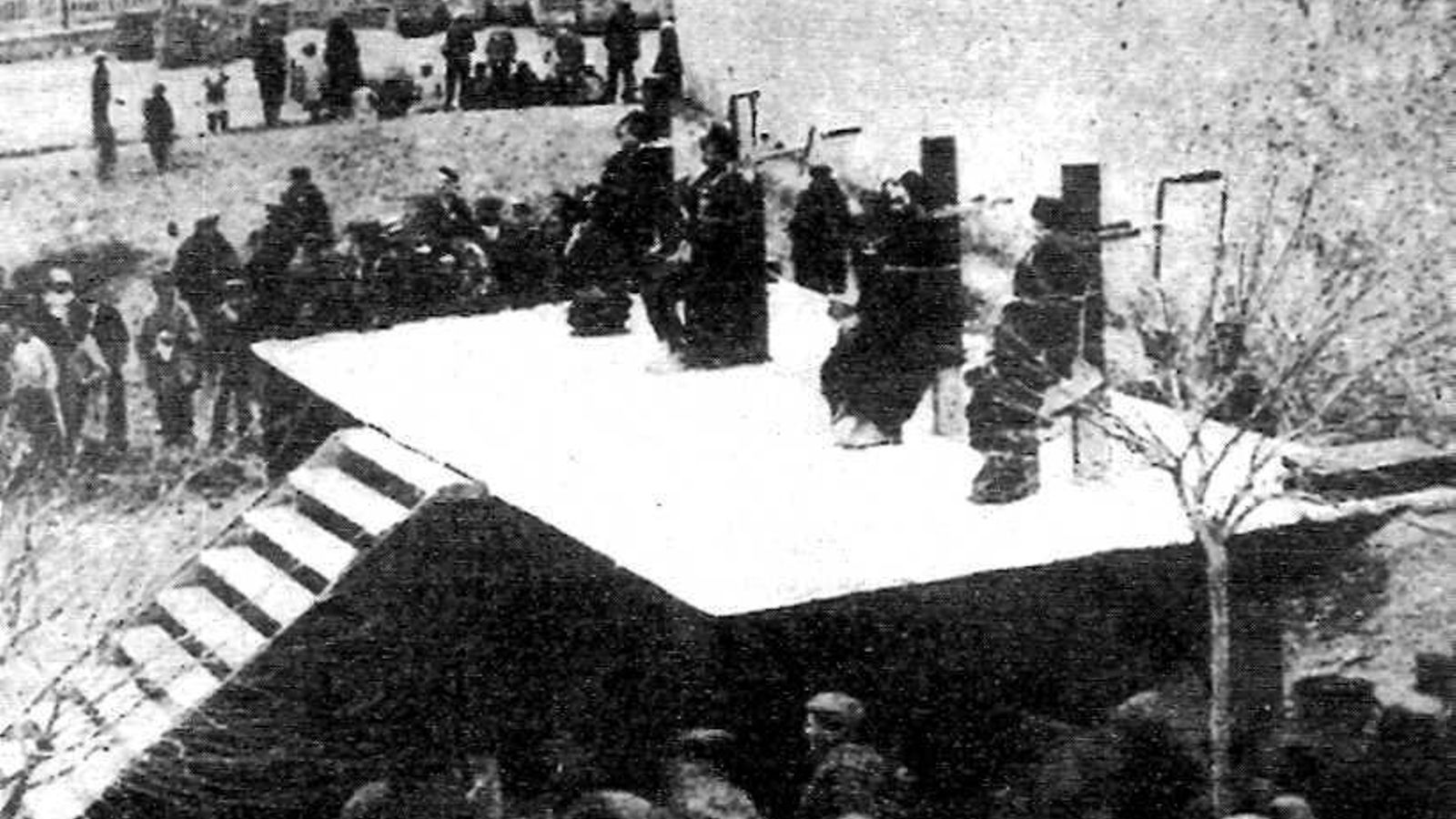 Ejecución de los cuatro supuestos integrantes de La Mano Negra.