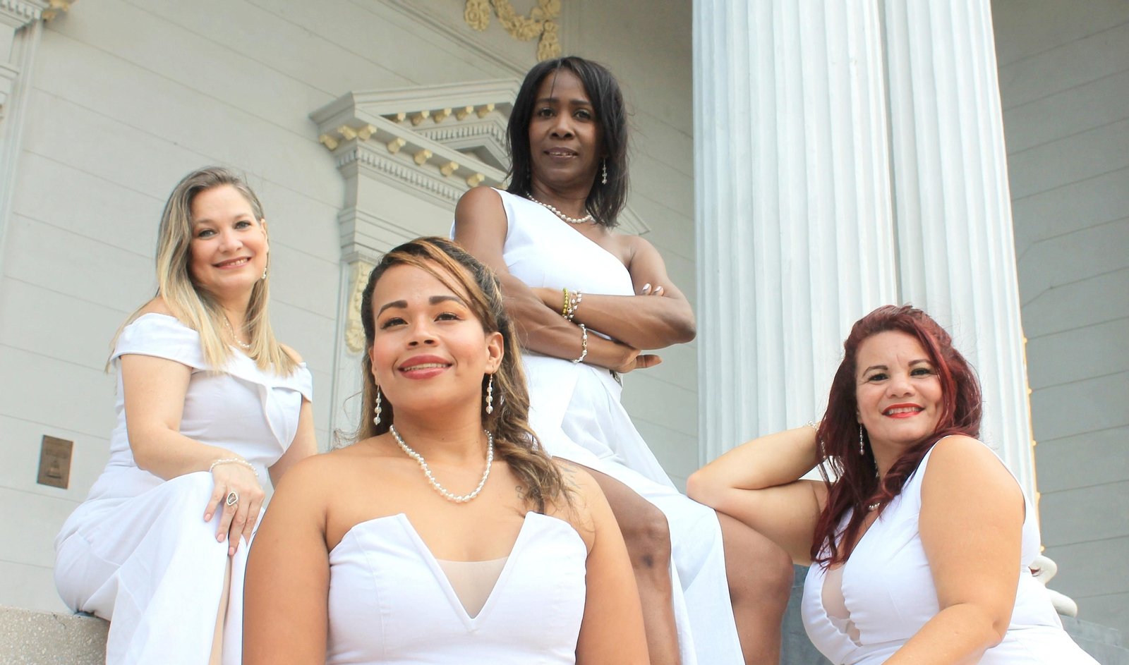 Integrantes del Cuarteto Vocal Vidas.