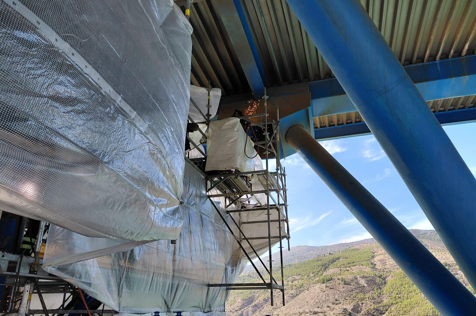 Así avanzan las obras en la A-44 a la altura de Rules