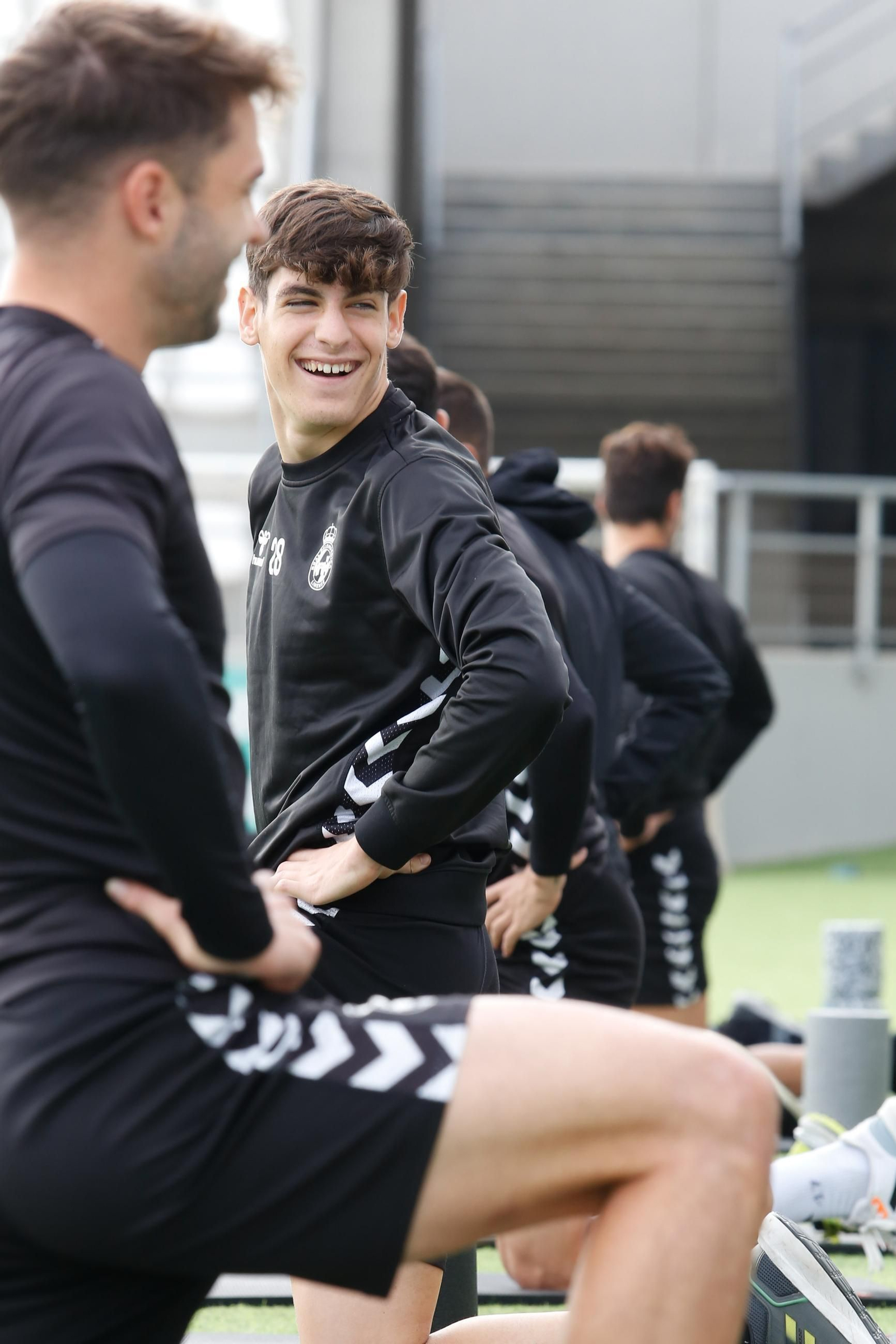Las fotos del entrenamiento de la Balona previo al partido con el Villanovense