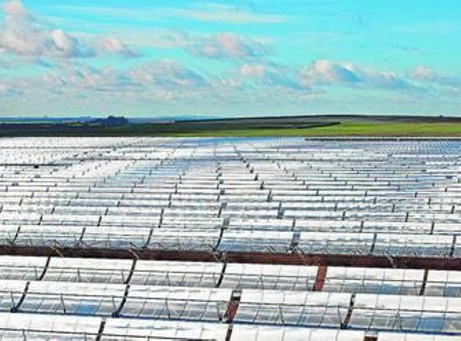 Planta termosolar en la provincia de Córdoba.