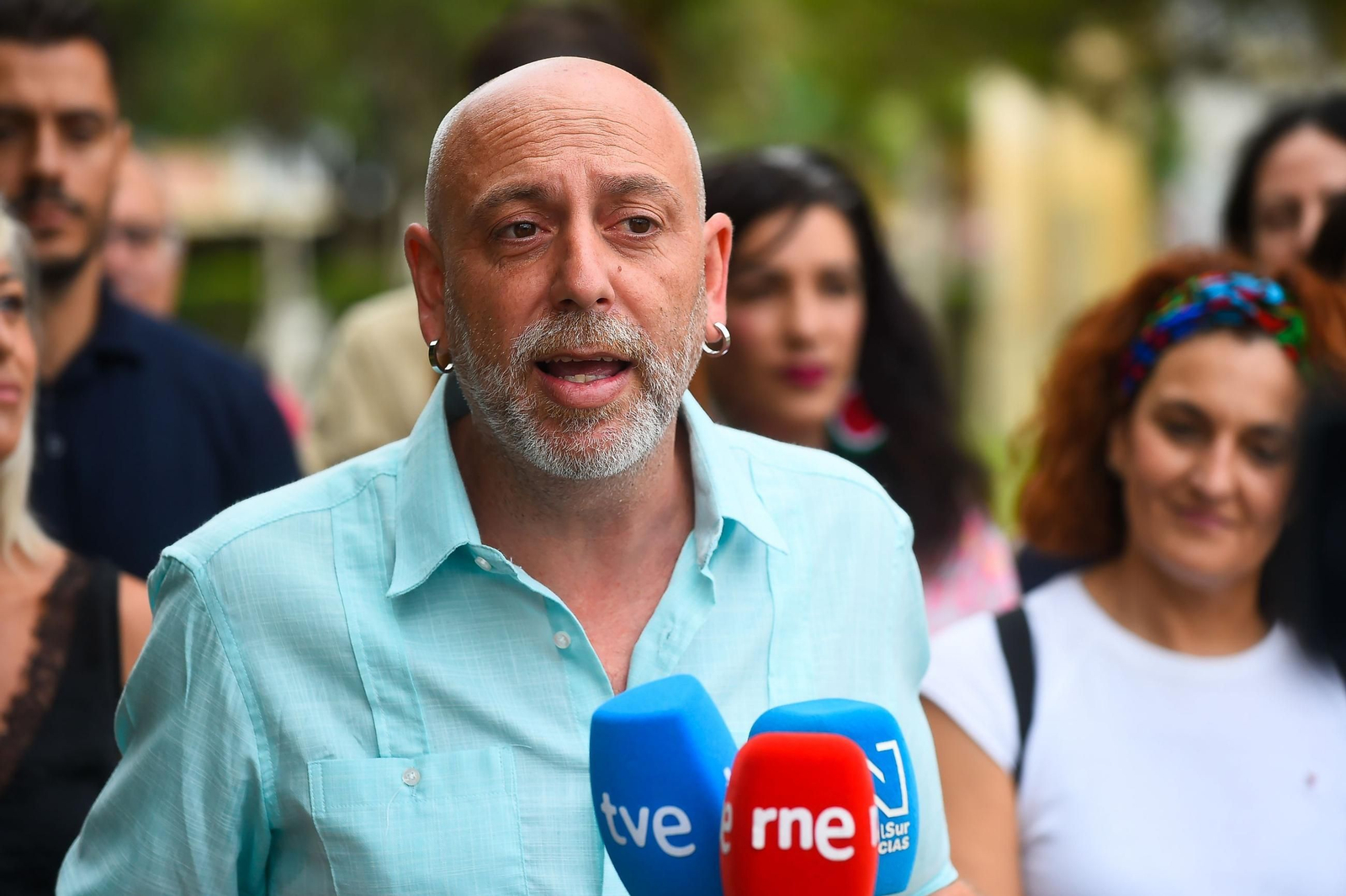 Ernesto Alba, ayer, en Málaga.