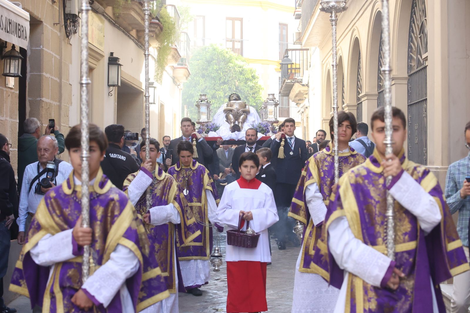 Salida del Cristo de las  Aguas para pedir lluvias