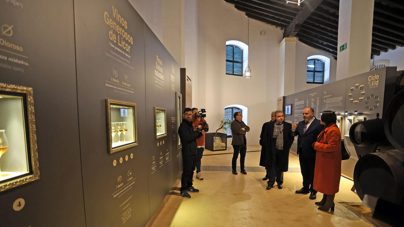 Inauguración del Museo y Centro de Interpretación del Vino de Jerez en Cayetano del Pino