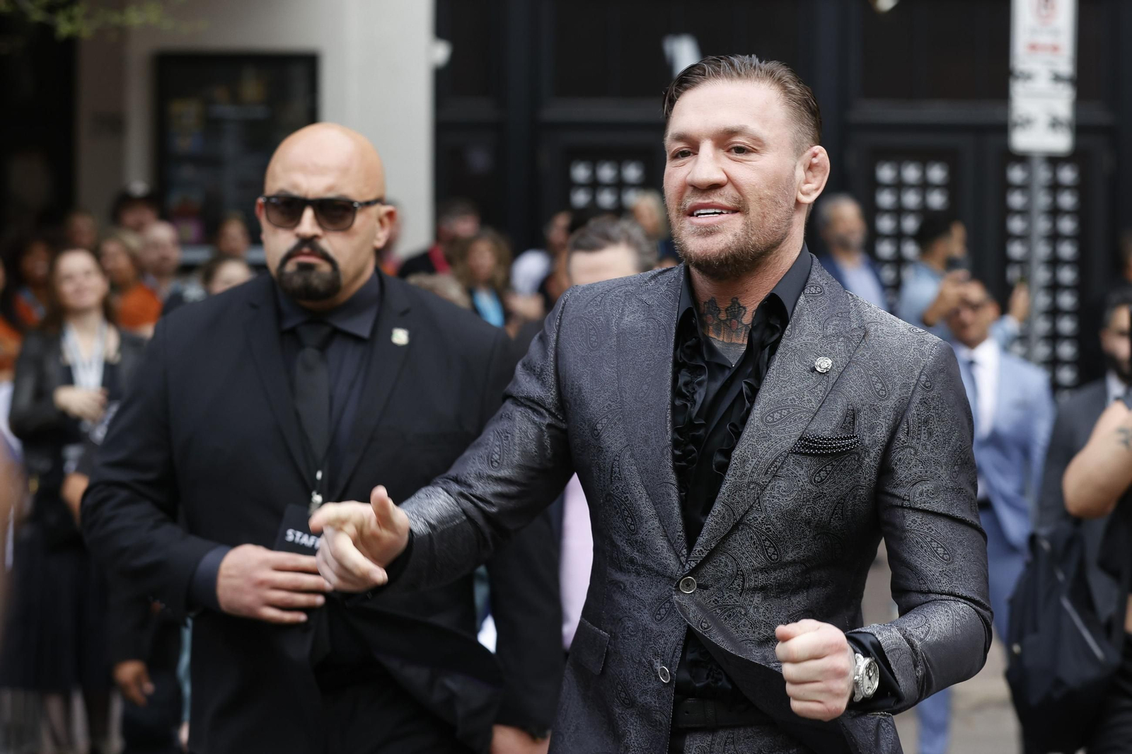 Conor McGregor llega a un evento en Texas. Conor McGregor llega a un evento en Texas.