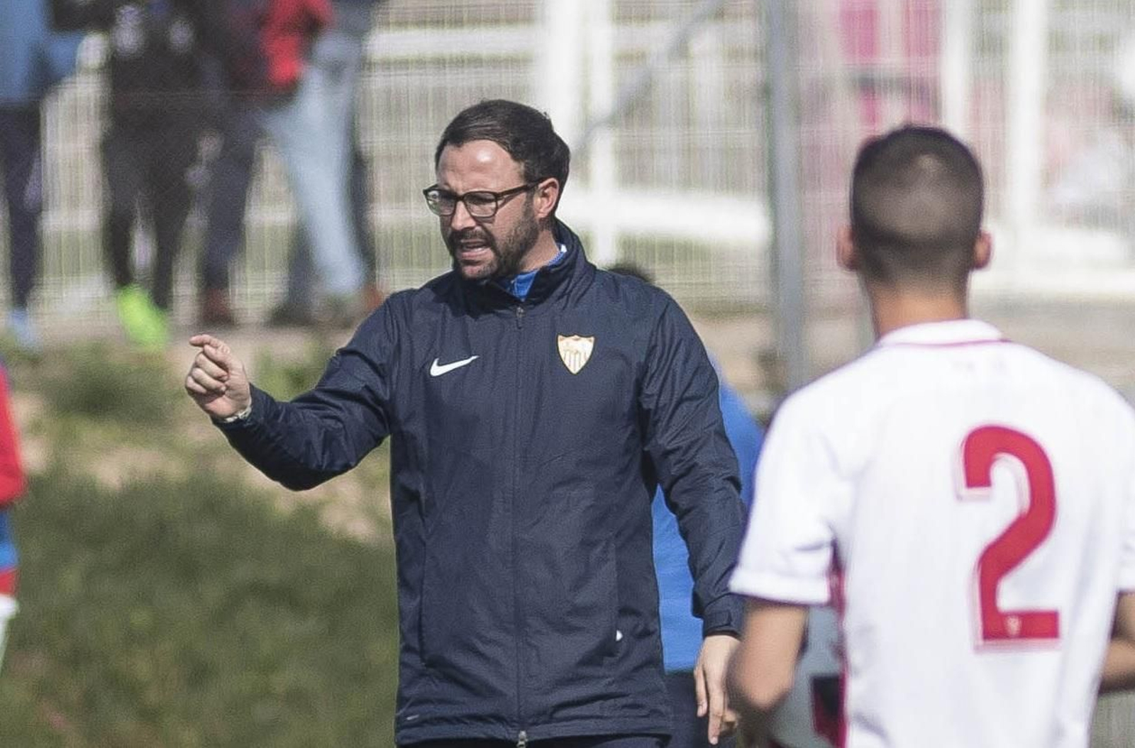 Lolo Rosano, entrenador del Sevilla C.