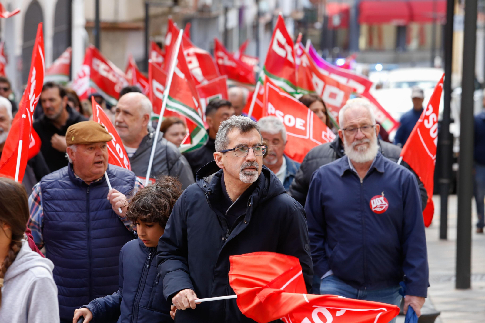 Fotos de la manifestación del Primero de Mayo en Algeciras