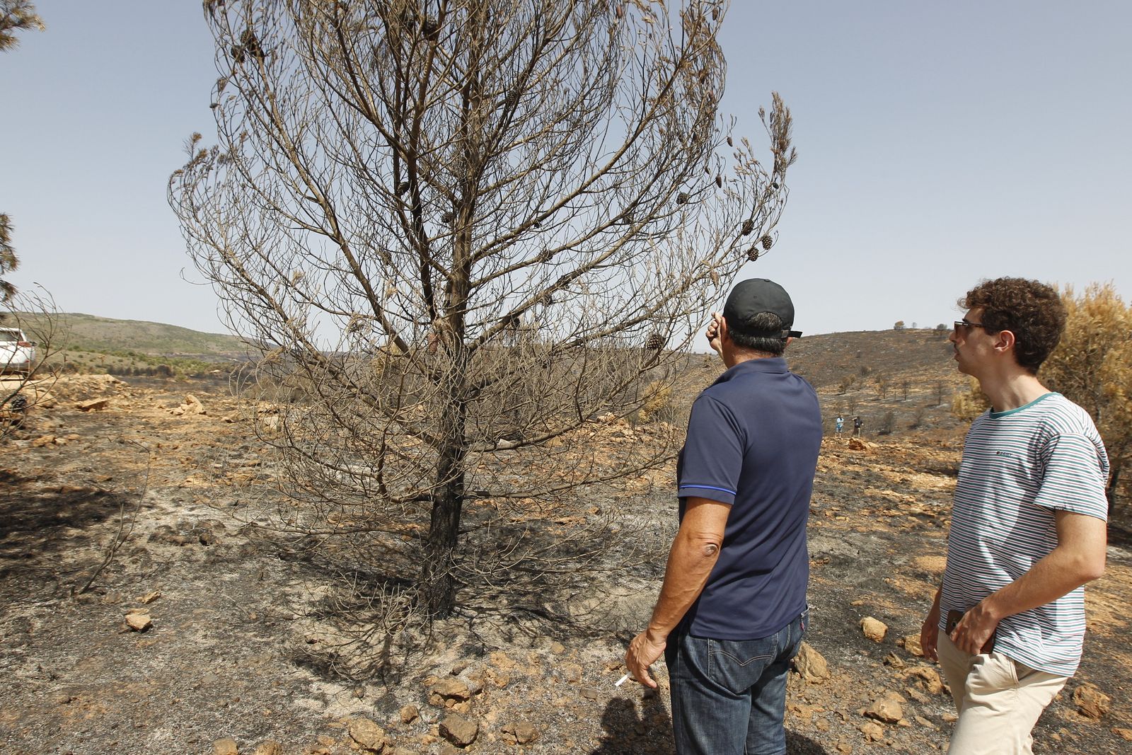 Fotogalería incendio extinguido Sierra de Gádor