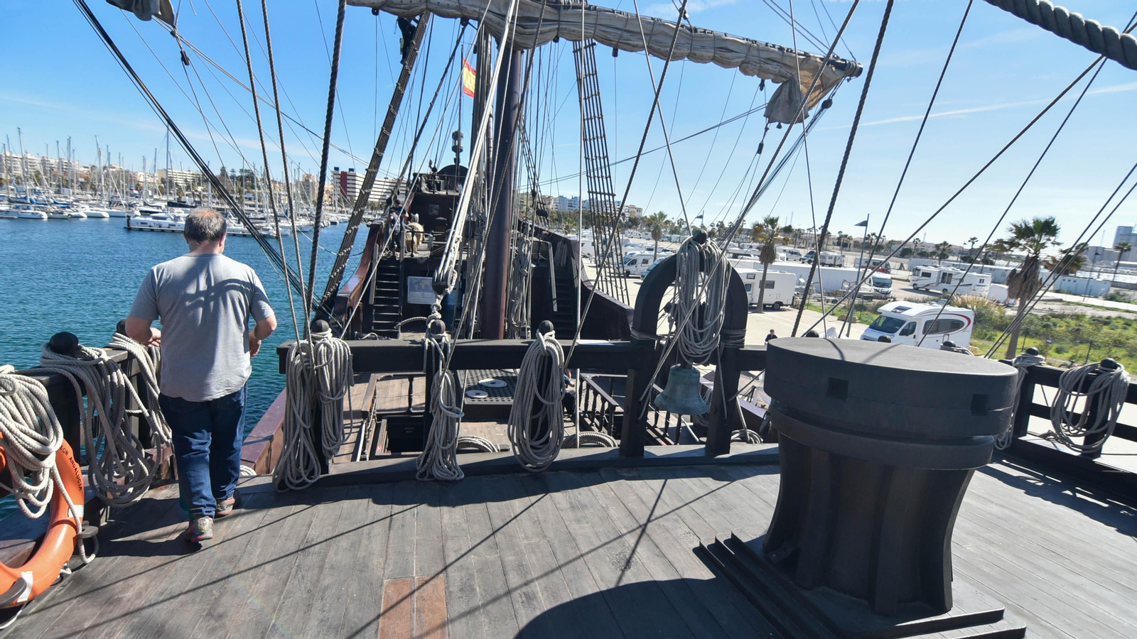 Las fotos del Galeón Andalucía en el Puerto de la Alcaidesa