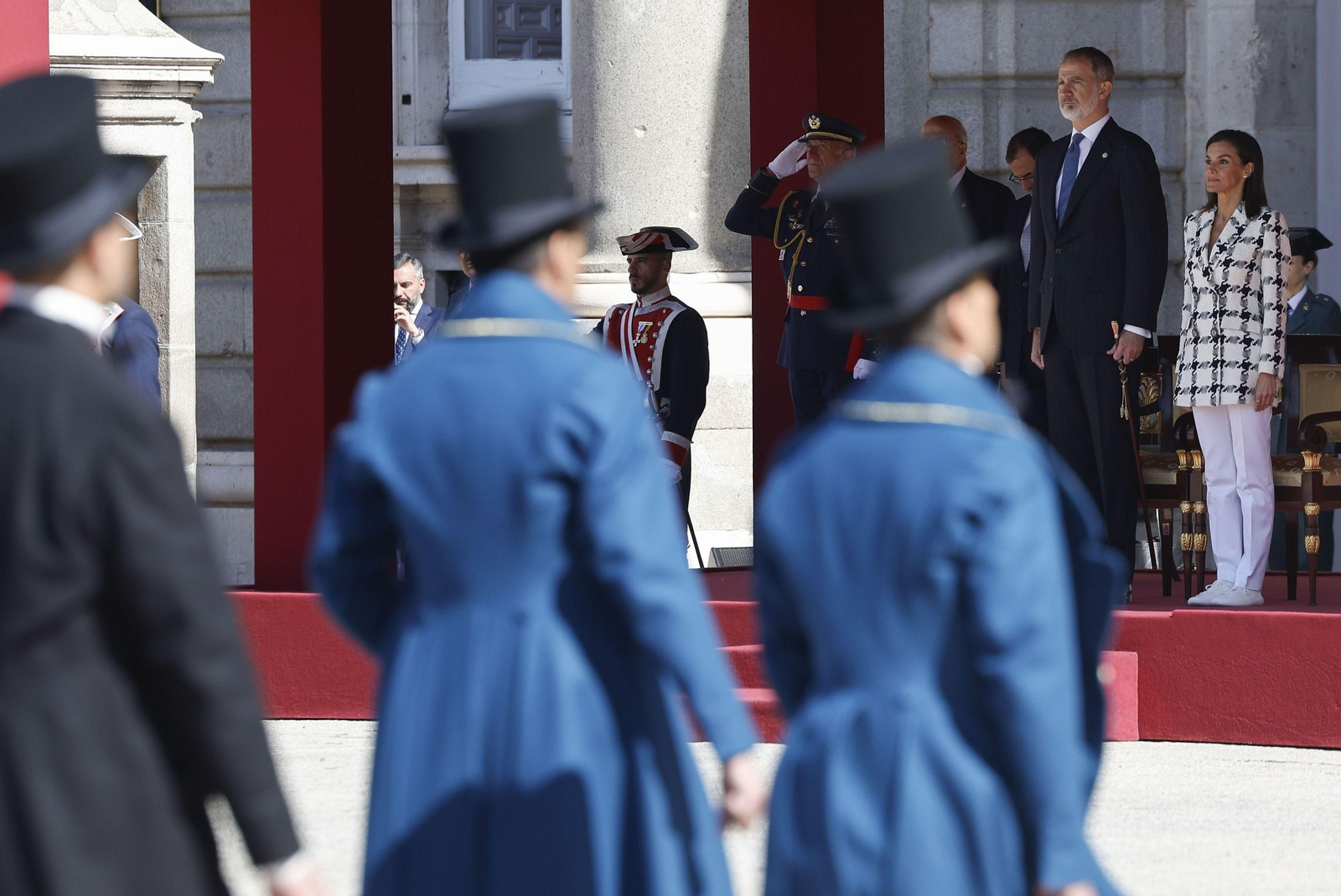 Los Reyes presiden los actos del bicentenario de la Policía Nacional