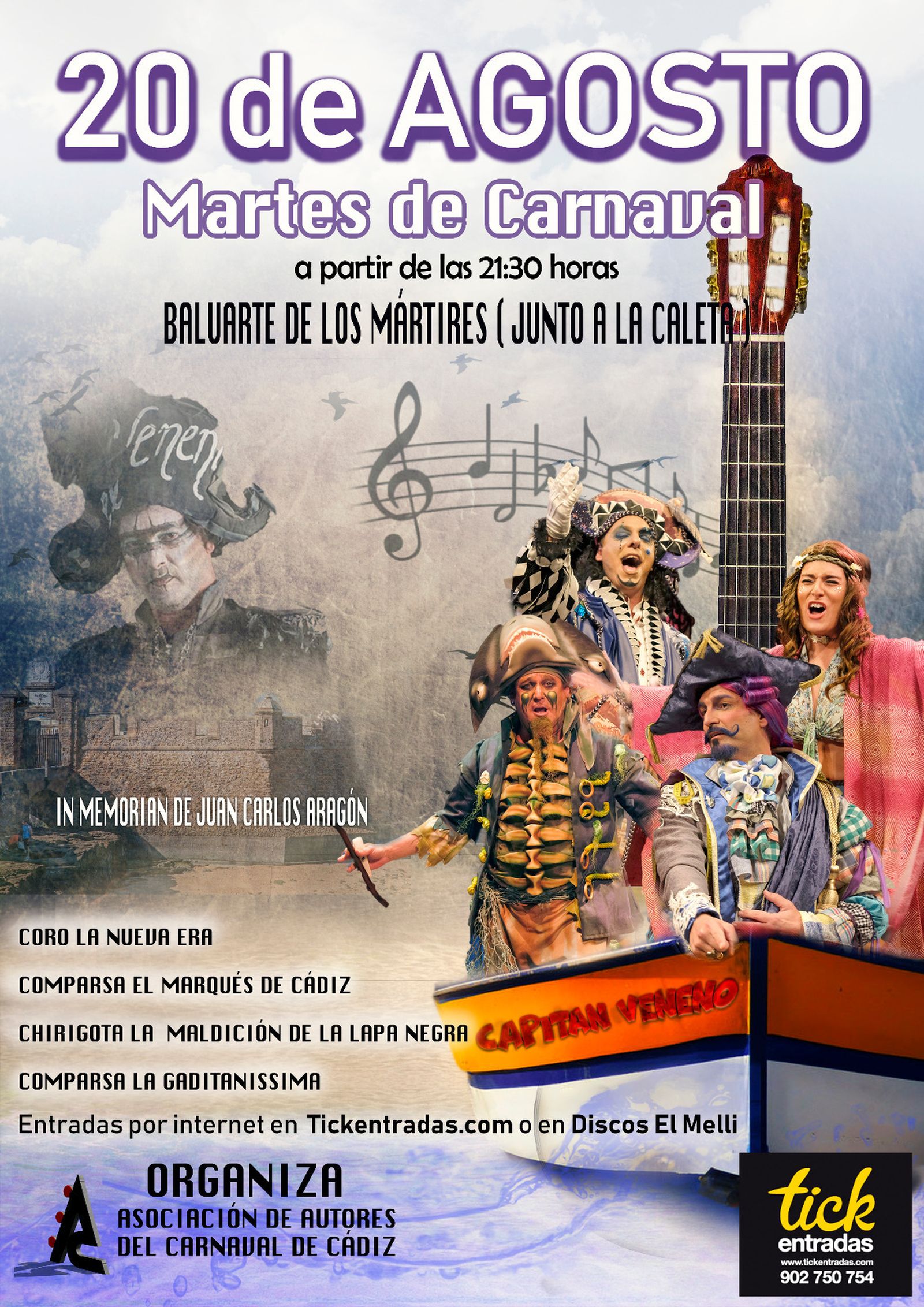 Cartel de los 'Martes de Carnaval'.