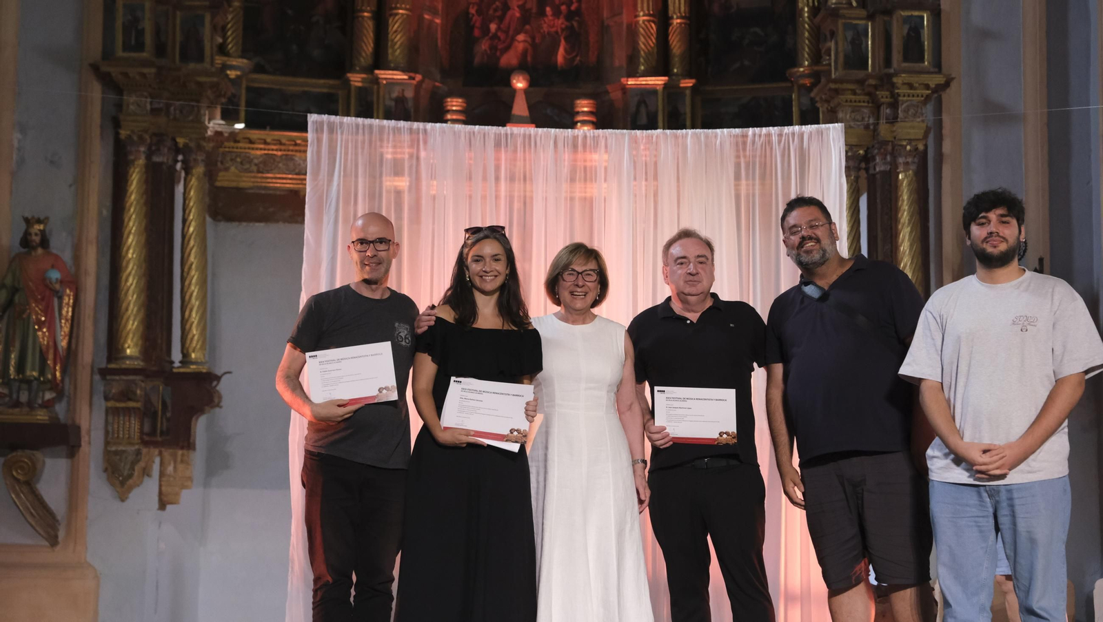 Entrega de diplomas a los alumnos de la Academia Musical del Festival de Vélez Blanco