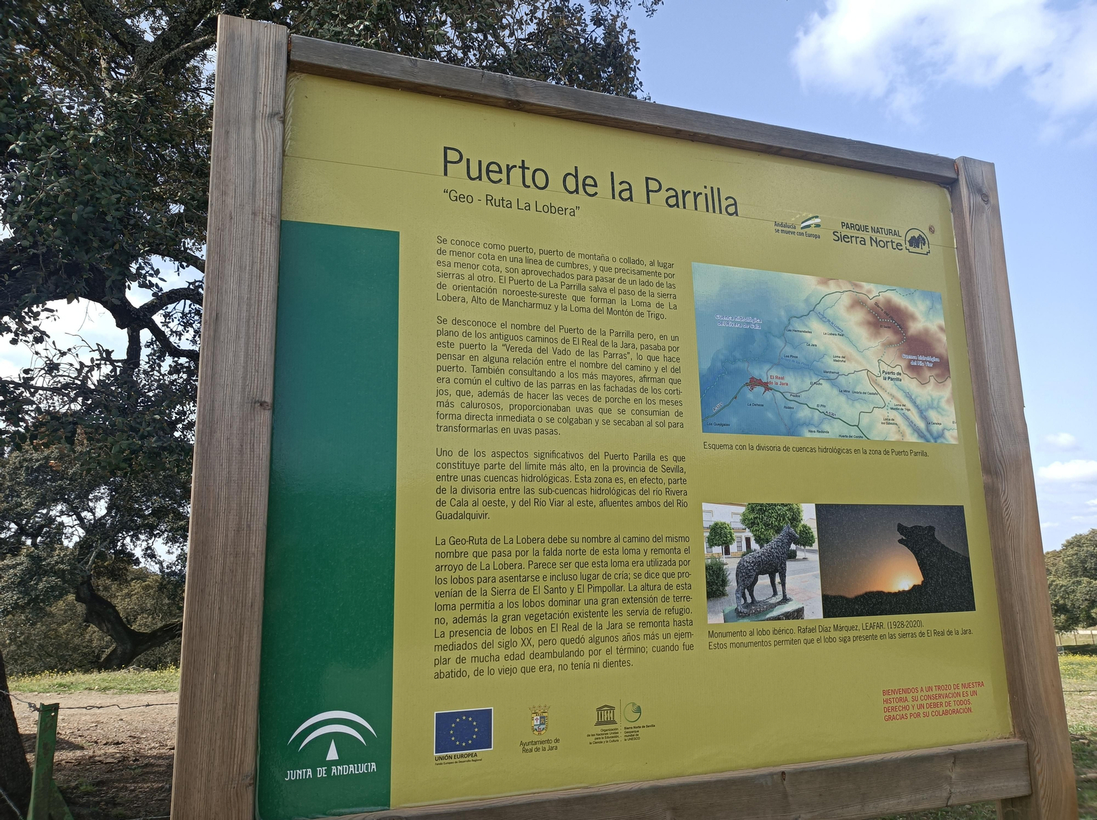 Fotos de la georruta de La Lobera