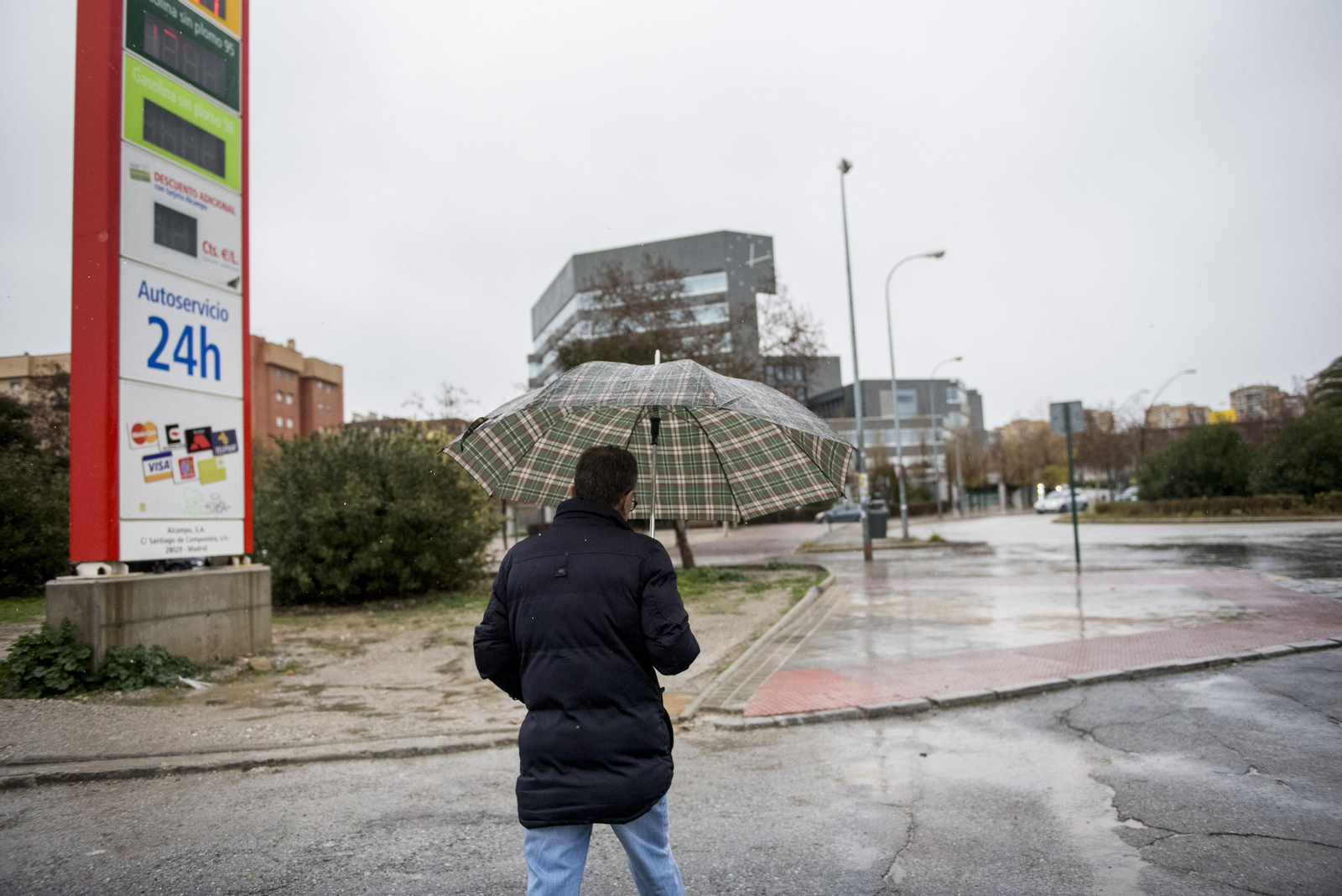 Todas las imágenes del paso del temporal por Granada
