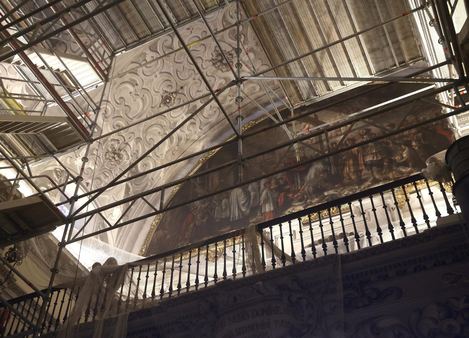 Obras en la Iglesia de La Caridad