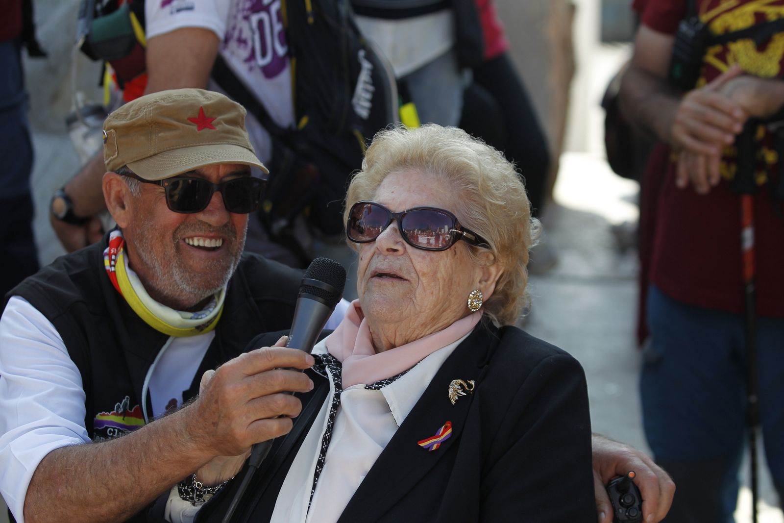 Carmen Tejero, superviviente de La Desbandá.