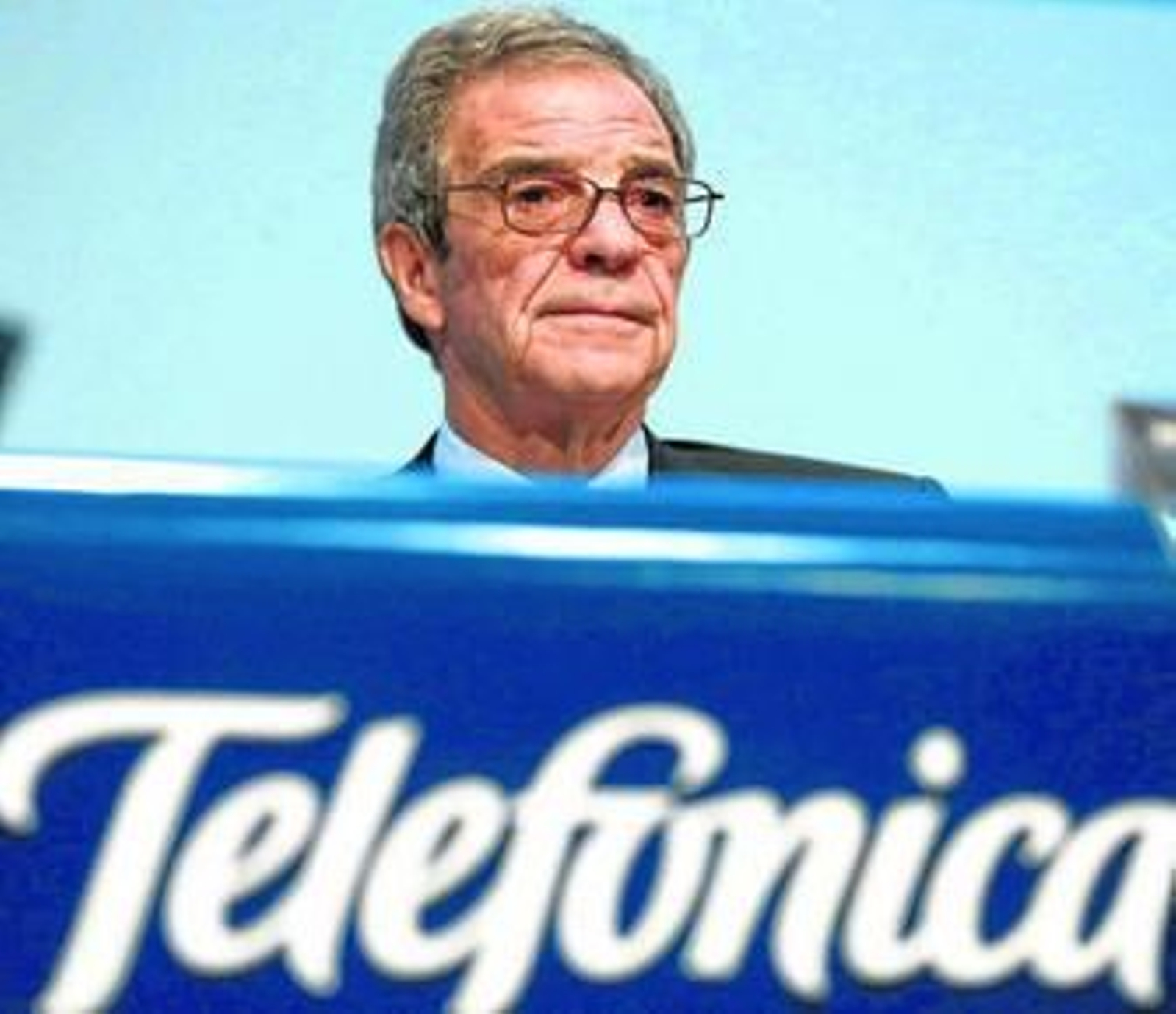 El presidente de Telefónica, César Alierta, en una junta de accionistas reciente.