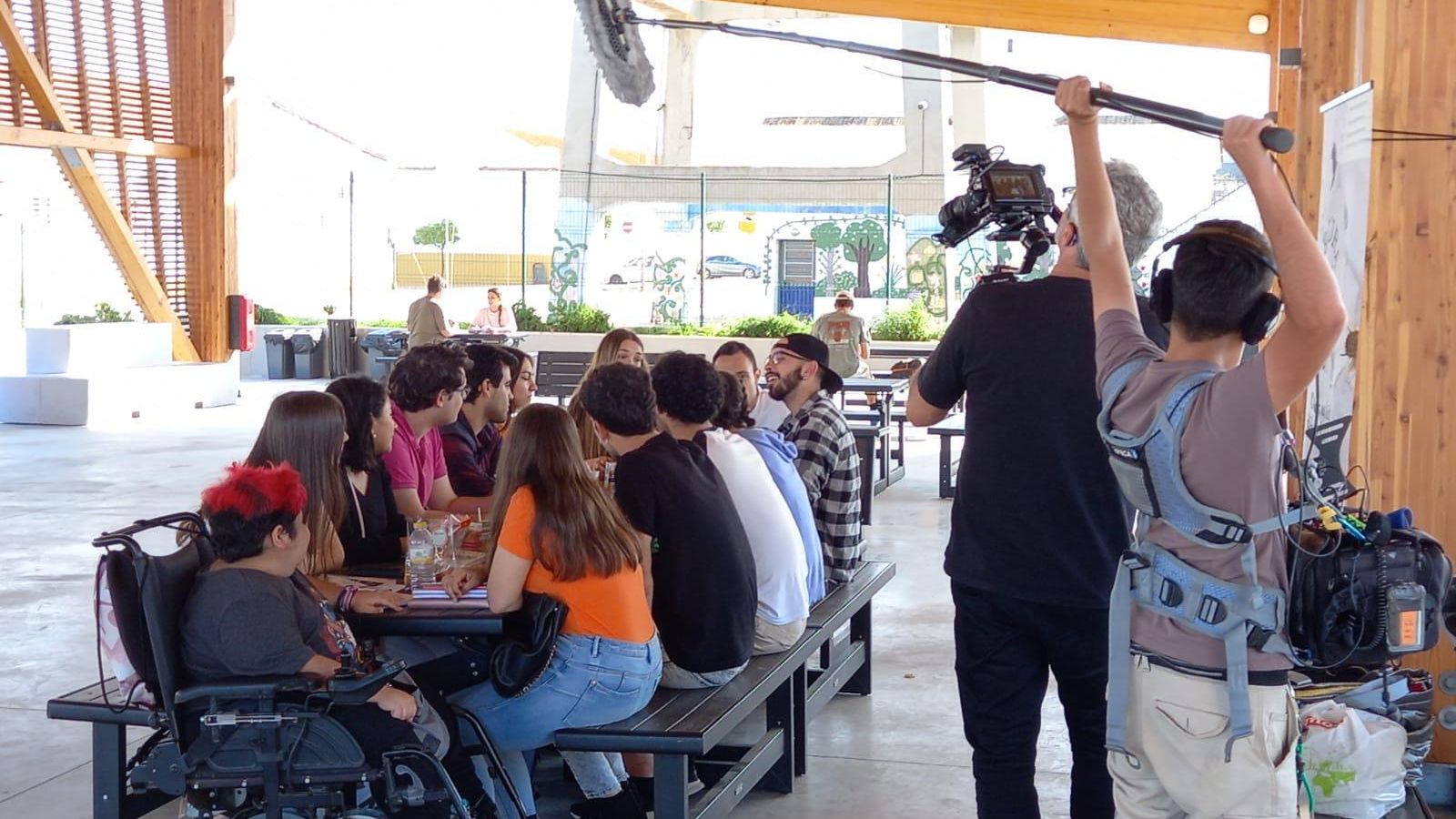 Grabación del programa en la UHU