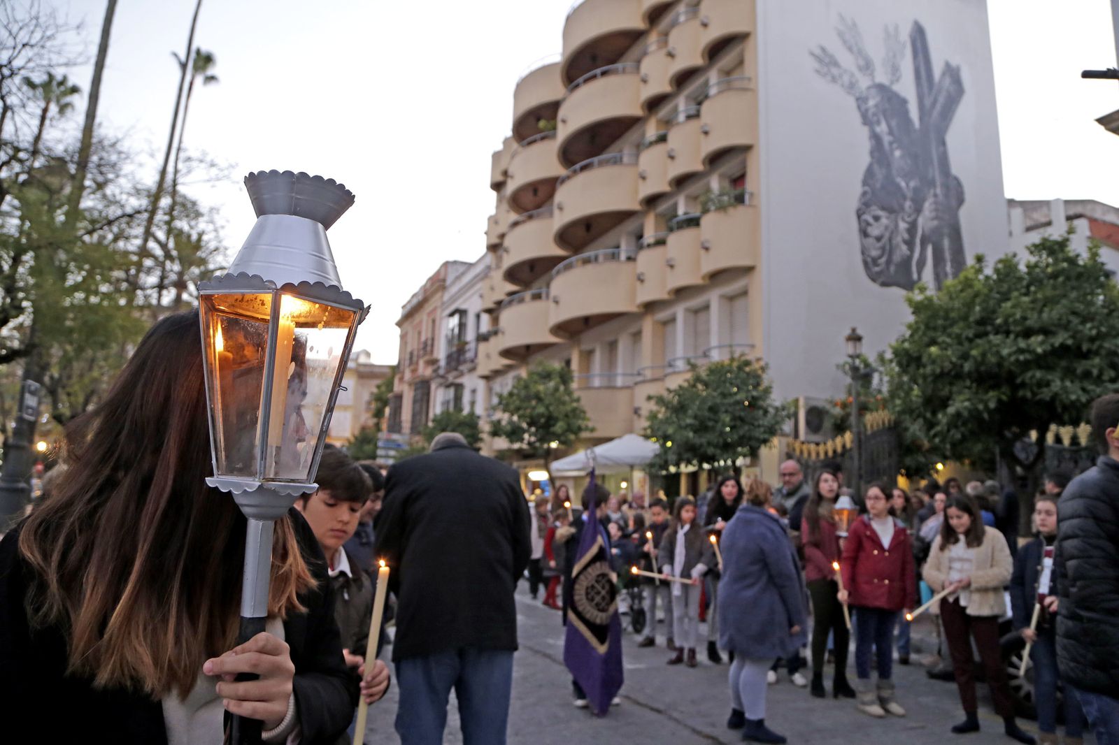 Procesión del Niño Jesús hacia el portal de Belén