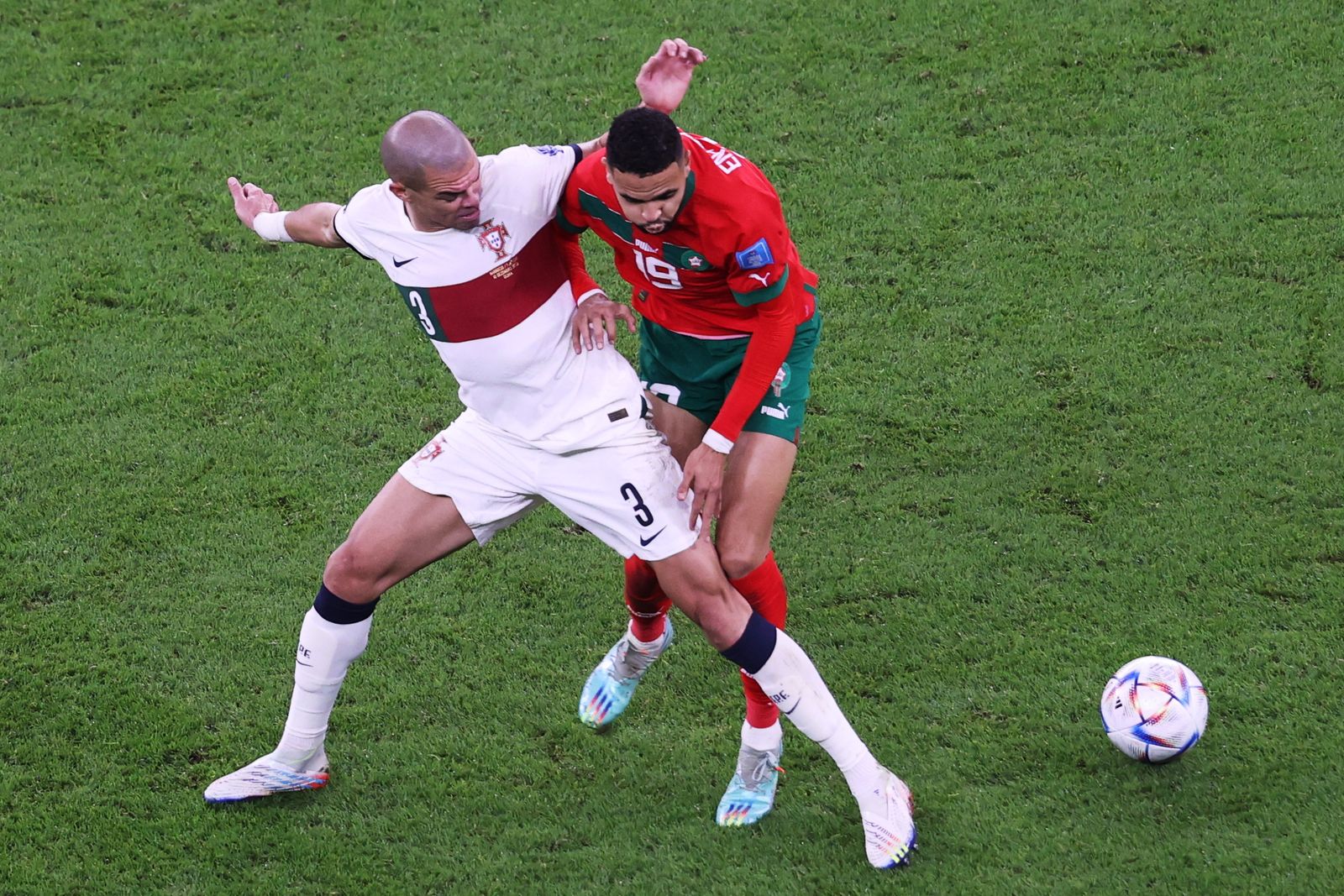 Las imágenes del Marruecos - Portugal de los cuartos de final del Mundial de Qatar