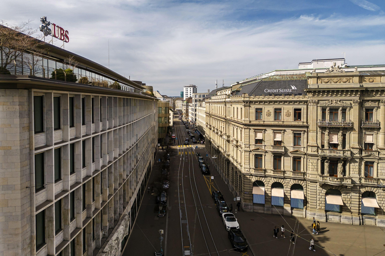 Sedes de UBS y Credit Suisse en Zurich